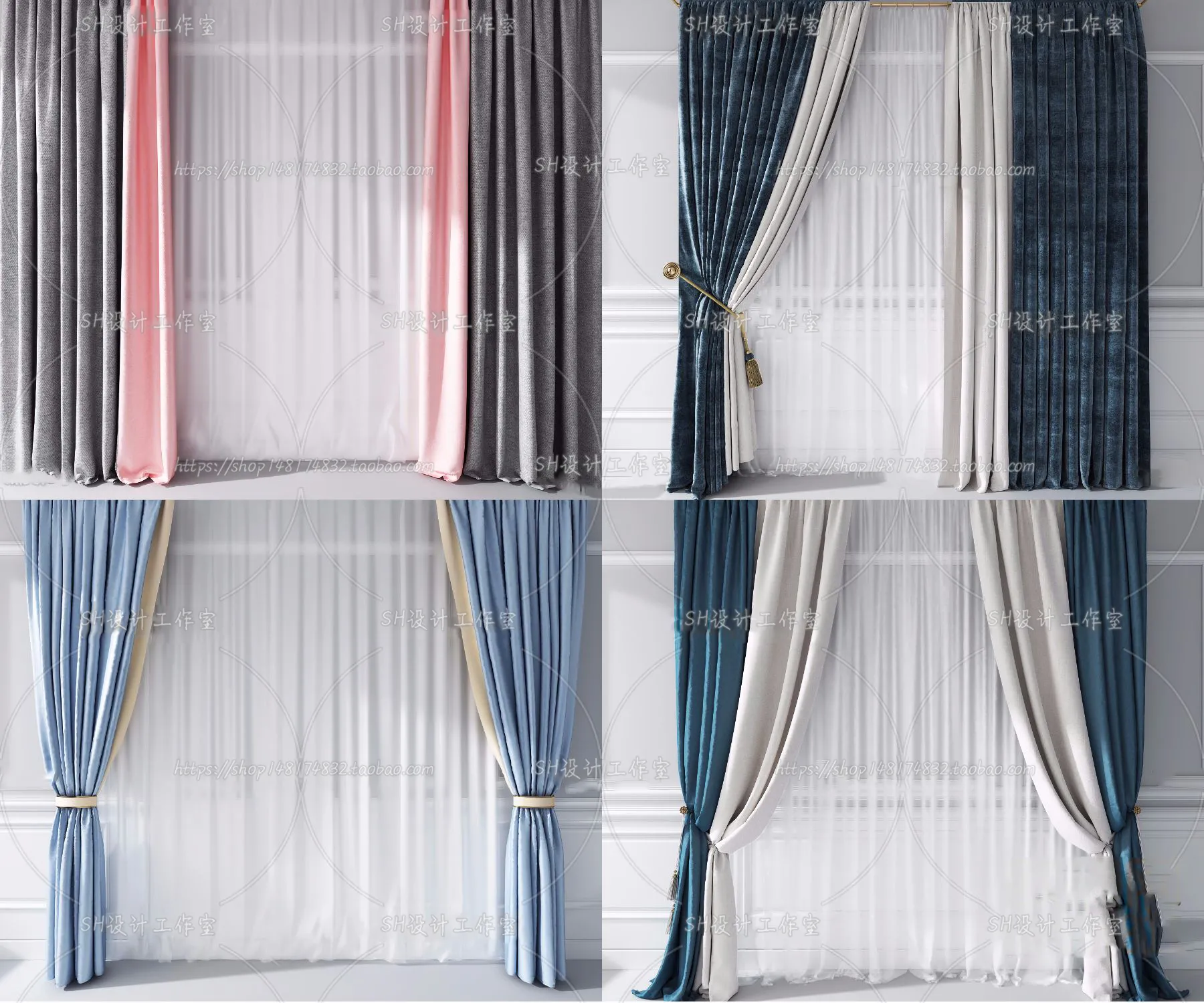 Curtains – 3Ds Models – 0027