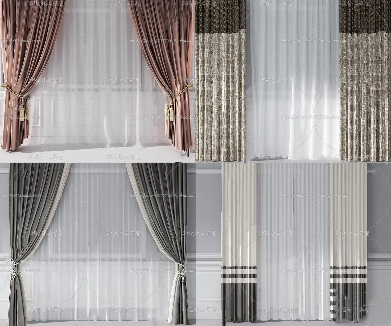 Curtains – 3Ds Models – 0031