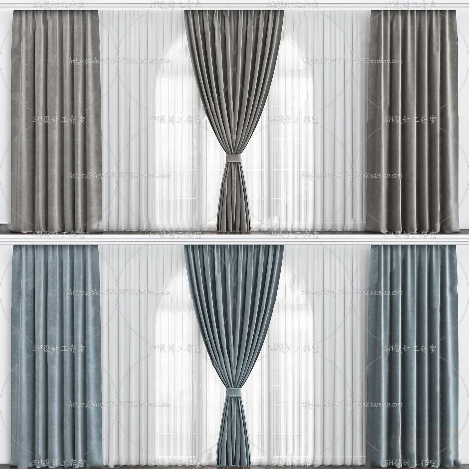 Curtains – 3Ds Models – 0032