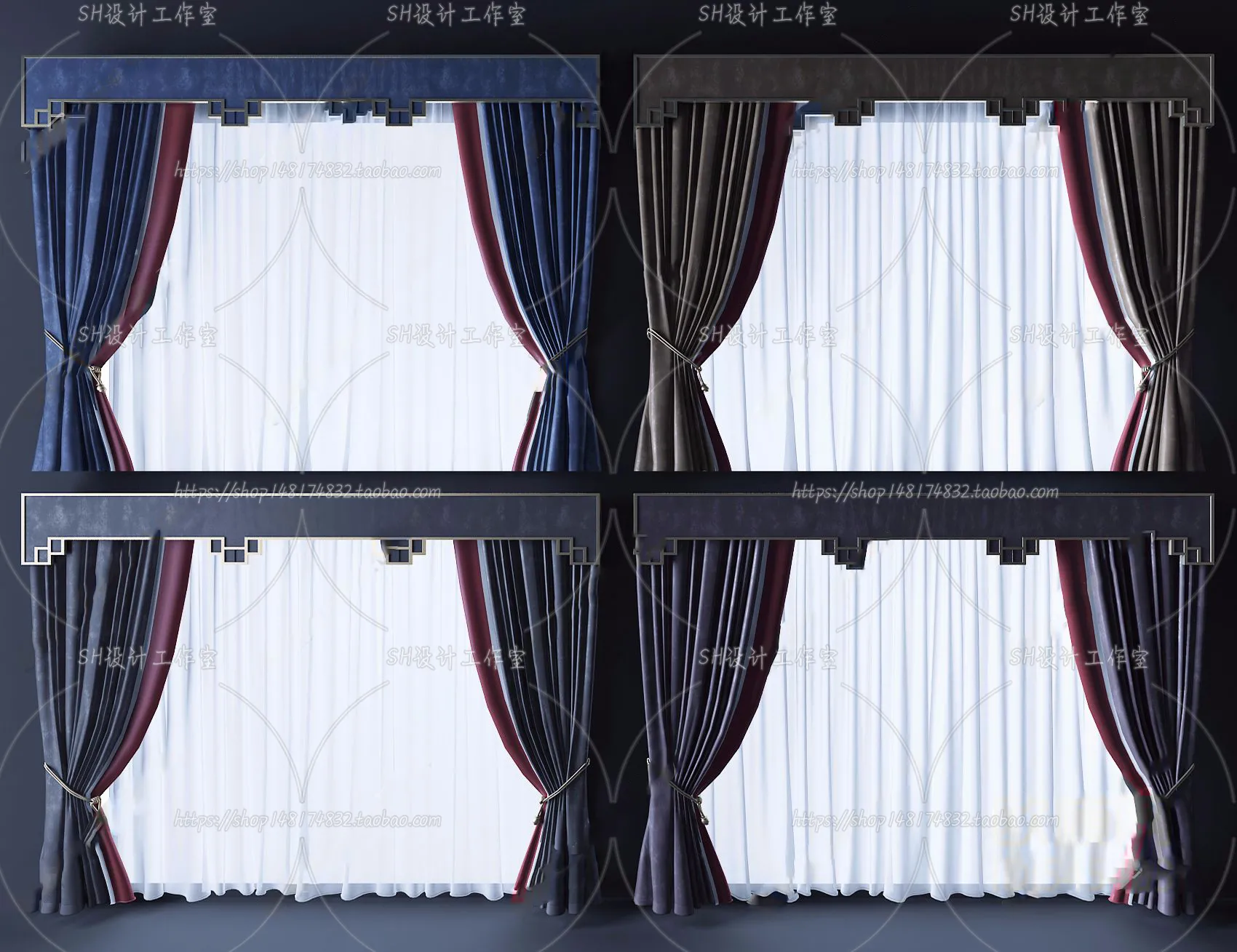 Curtains – 3Ds Models – 0036
