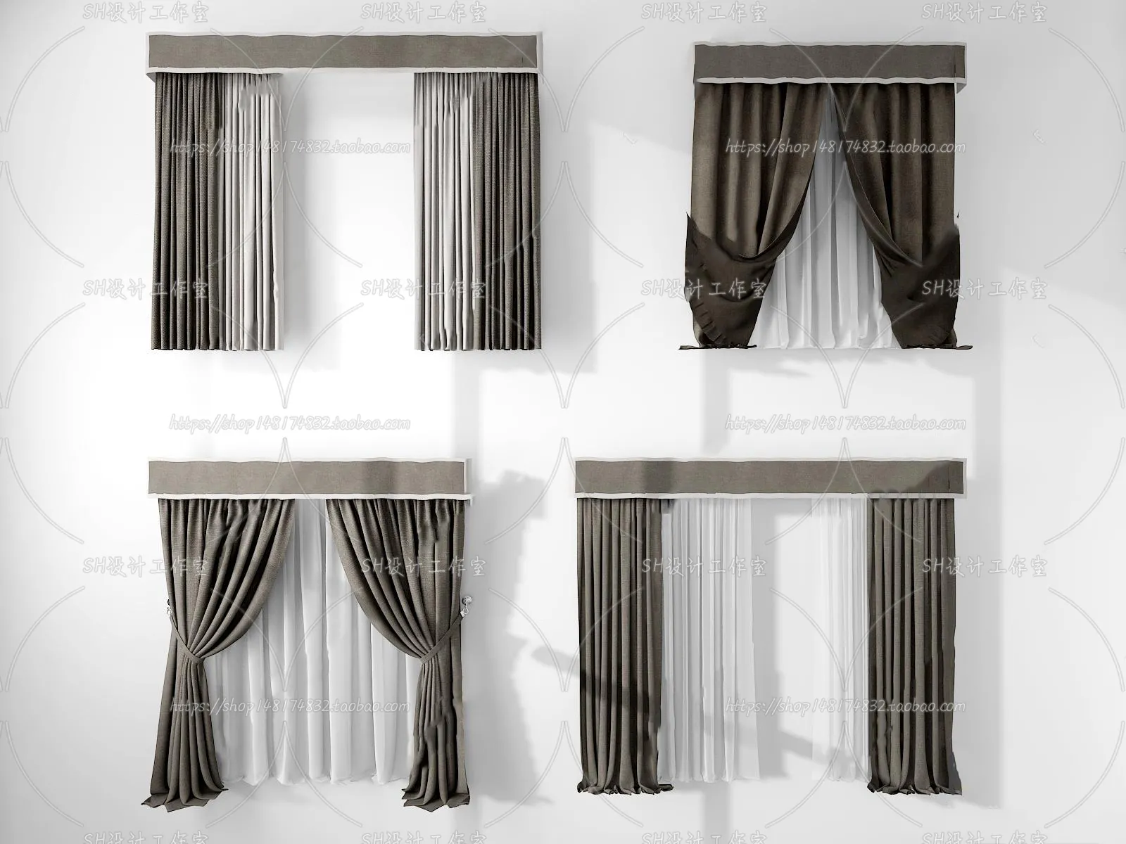 Curtains – 3Ds Models – 0040