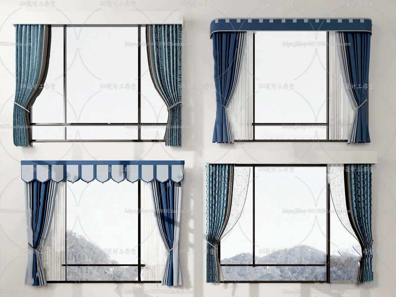 Curtains – 3Ds Models – 0042