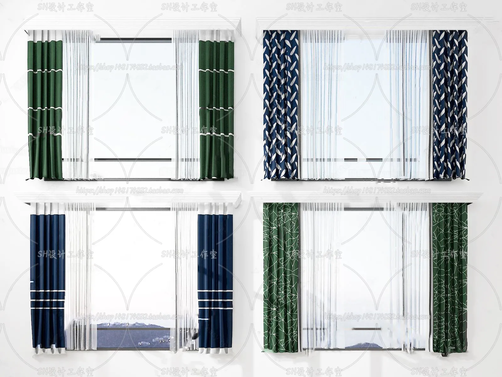 Curtains – 3Ds Models – 0043
