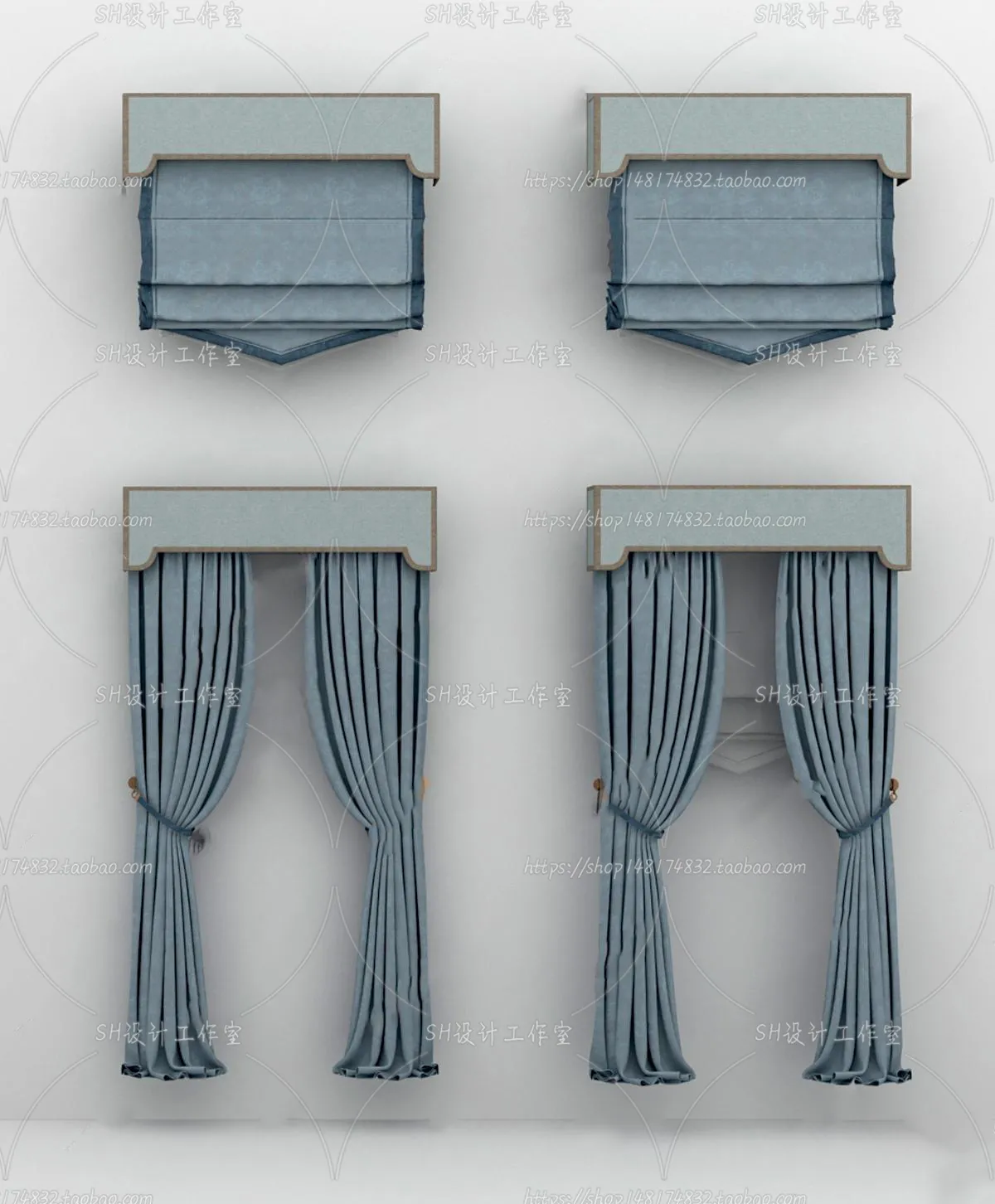 Curtains – 3Ds Models – 0047