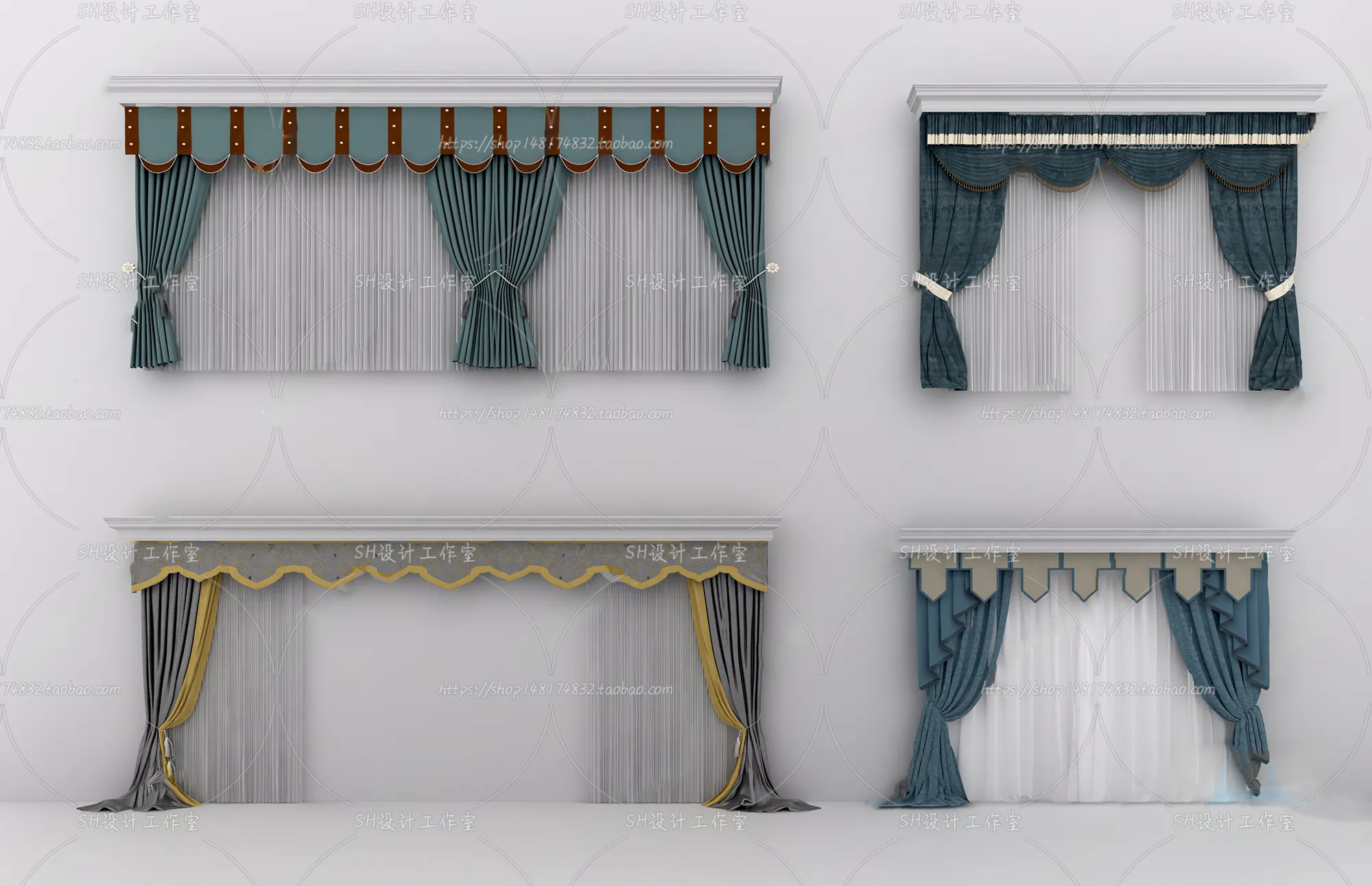 Curtains – 3Ds Models – 0048