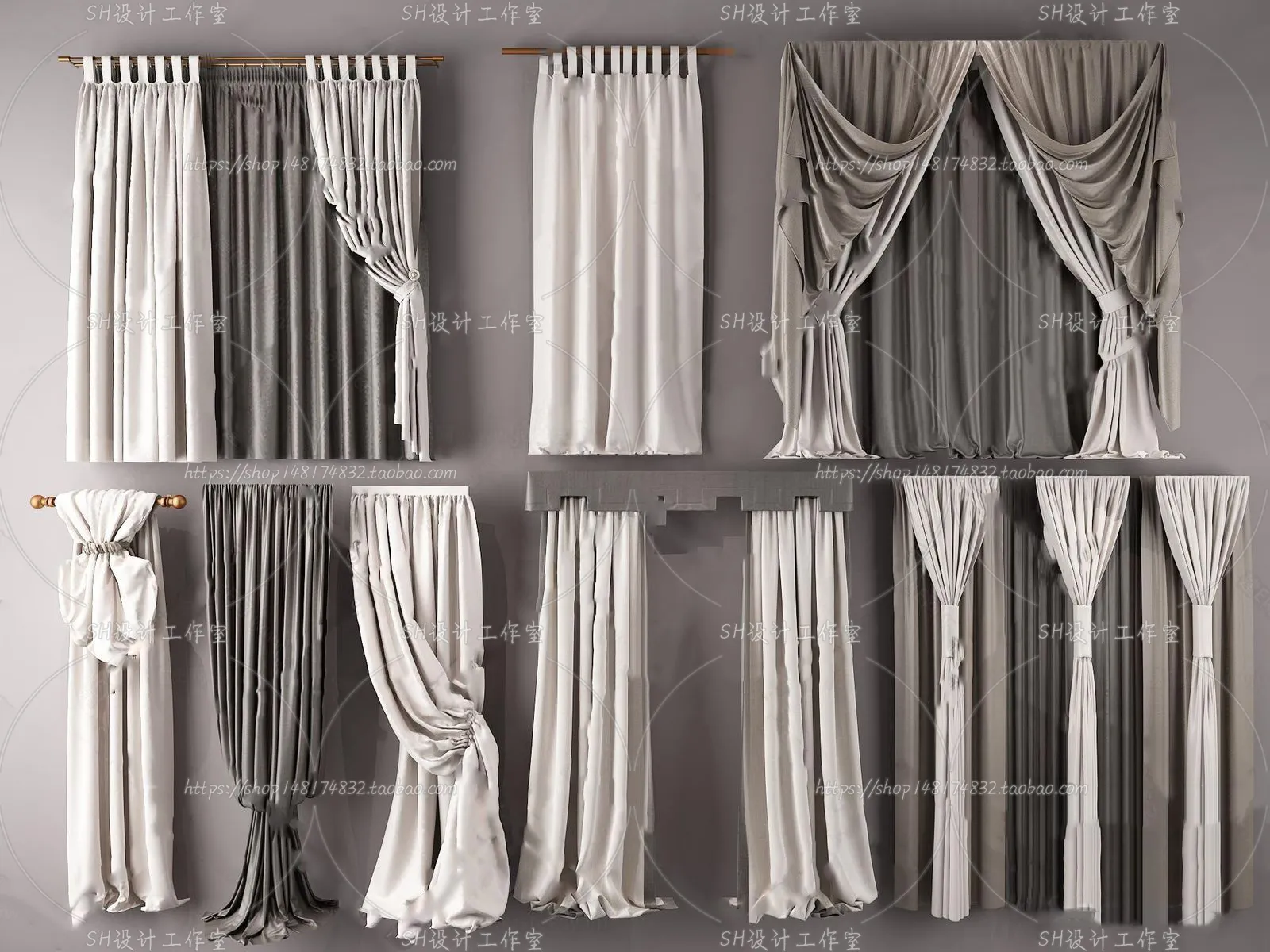Curtains – 3Ds Models – 0049
