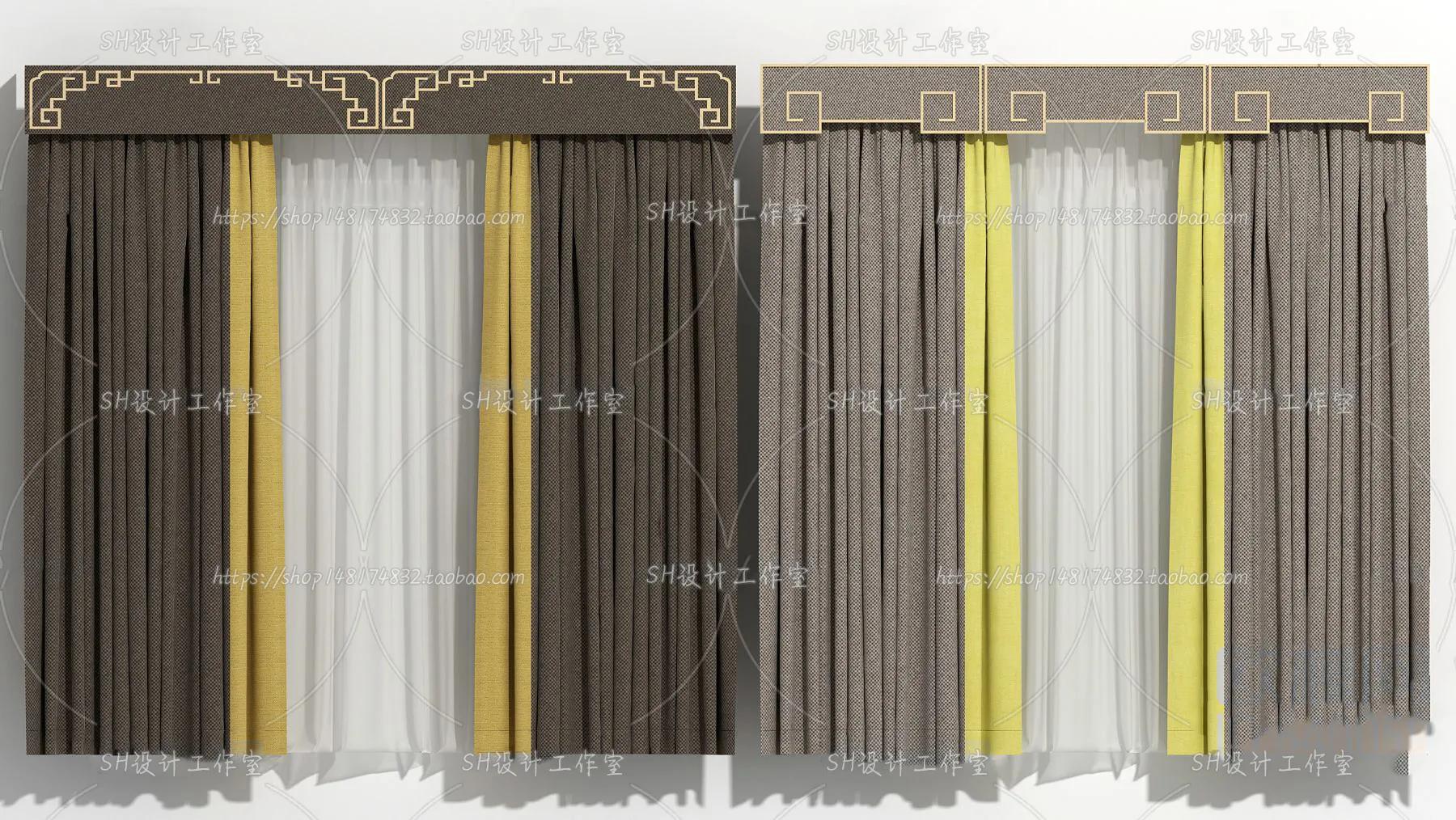 Curtains – 3Ds Models – 0050