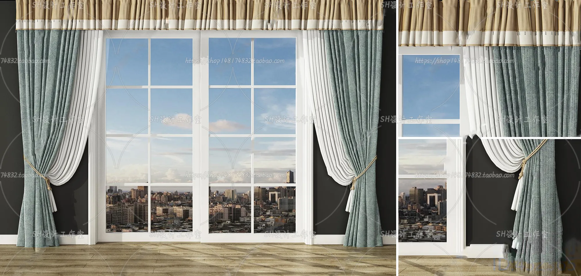 Curtains – 3Ds Models – 0053
