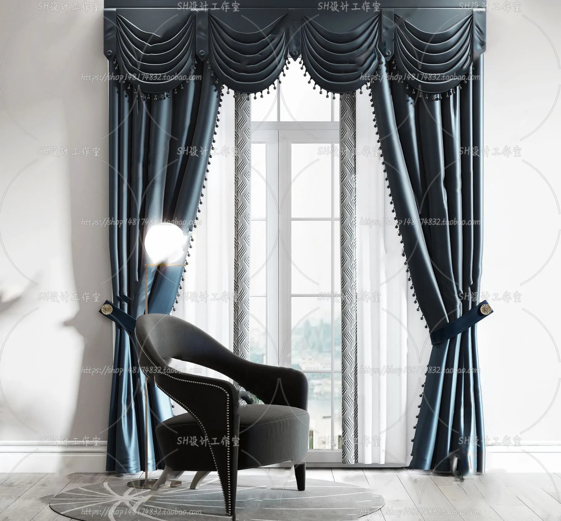 Curtains – 3Ds Models – 0057