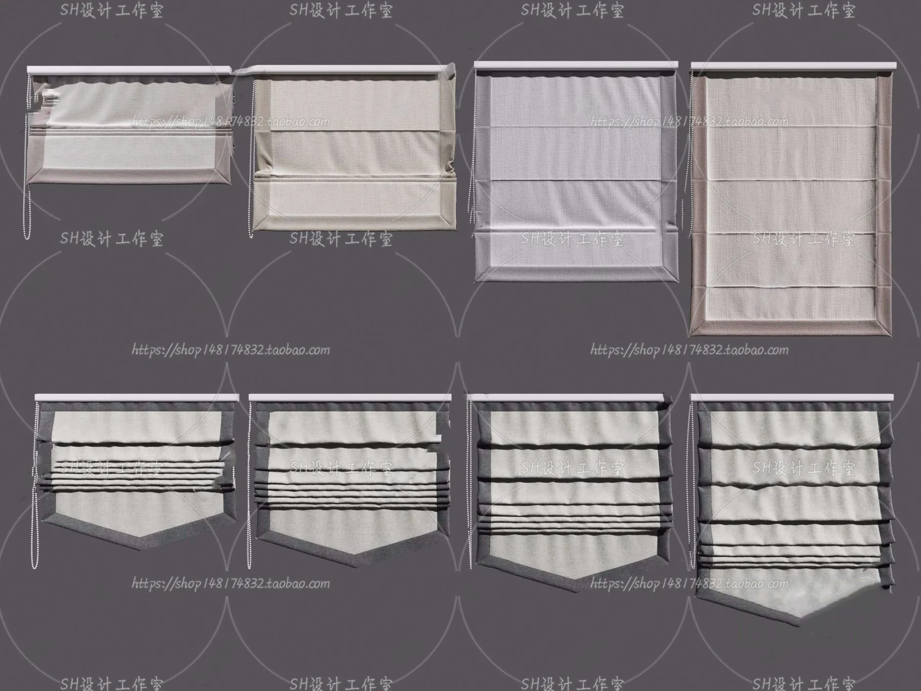 Curtains – 3Ds Models – 0084