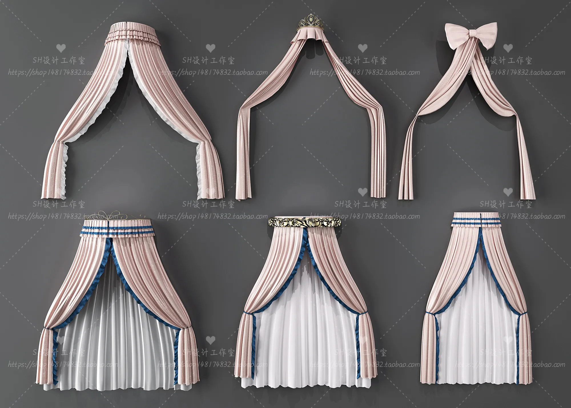 Curtains – 3Ds Models – 0102