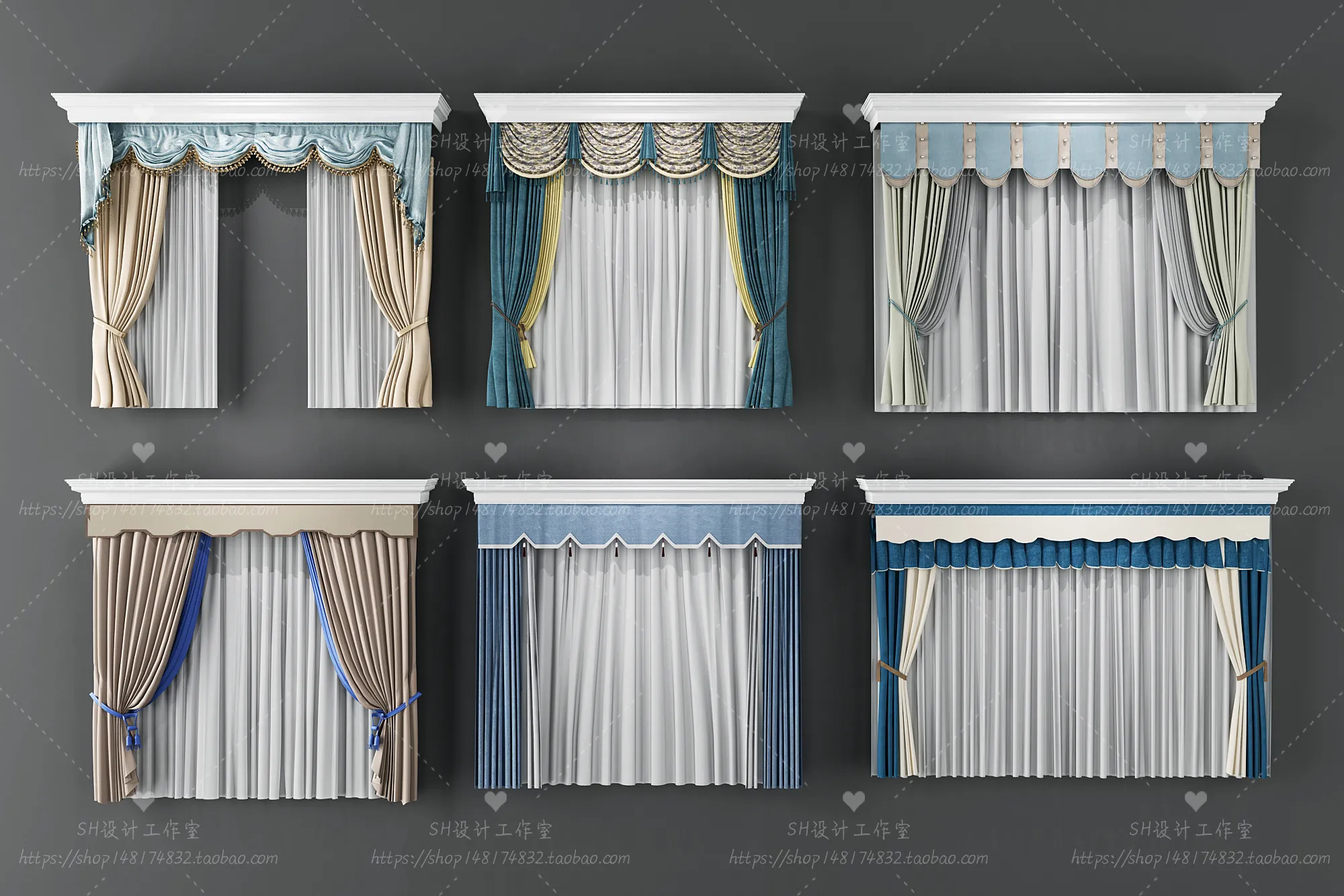 Curtains – 3Ds Models – 0103