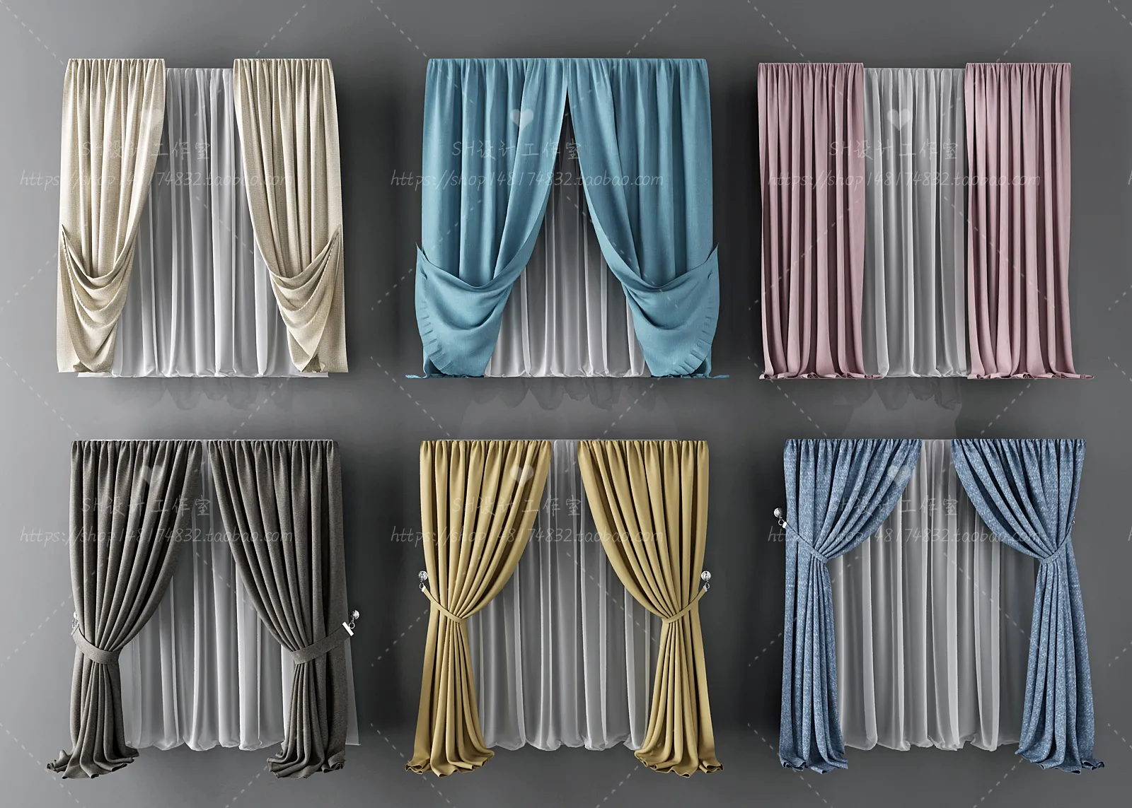 Curtains – 3Ds Models – 0113