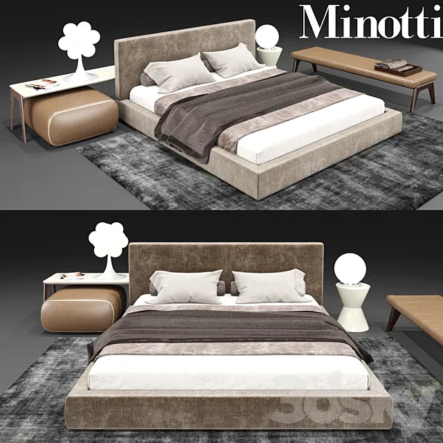 Furniture – Bed 3D Models – 0756