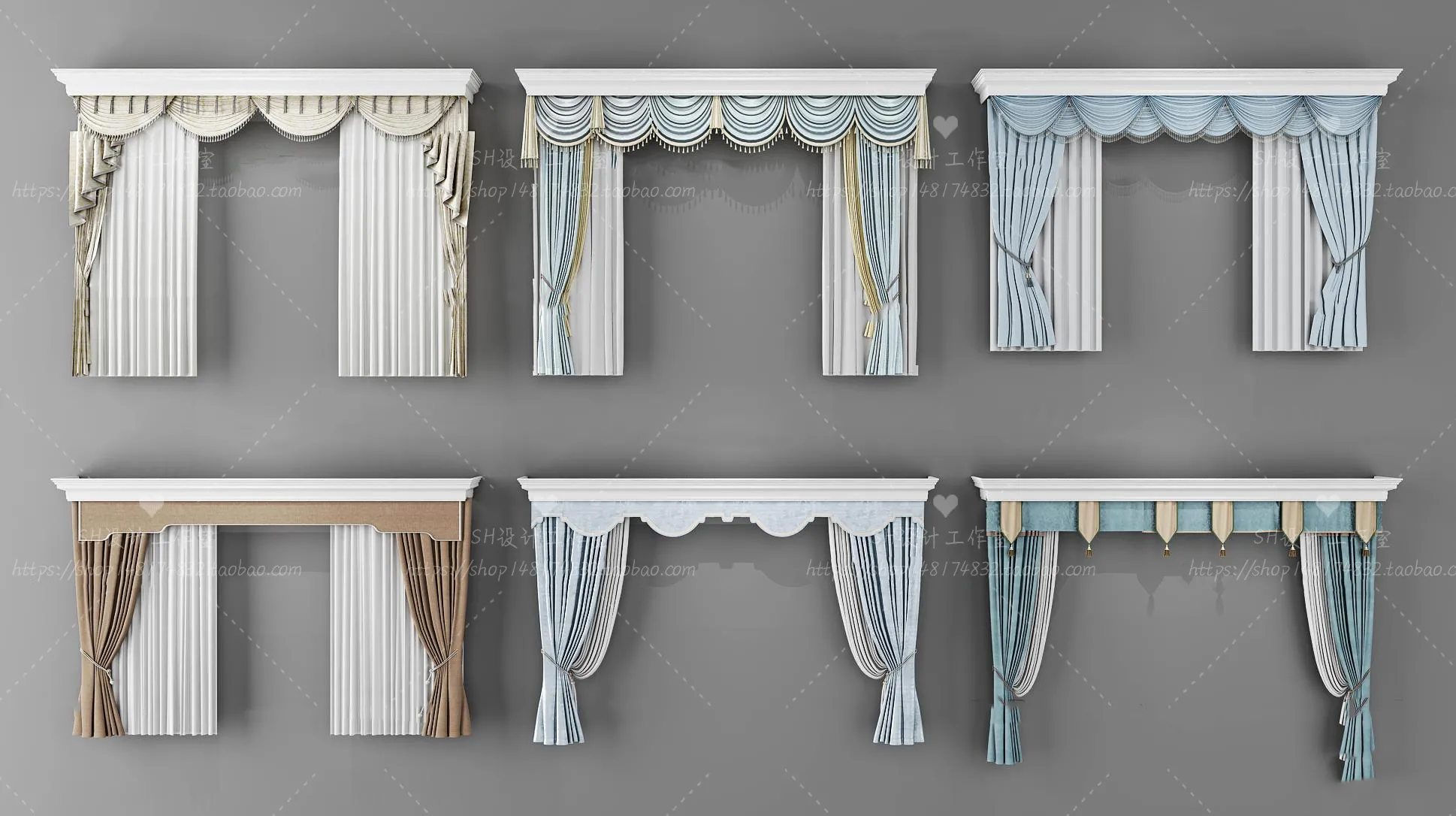 Curtains – 3Ds Models – 0130