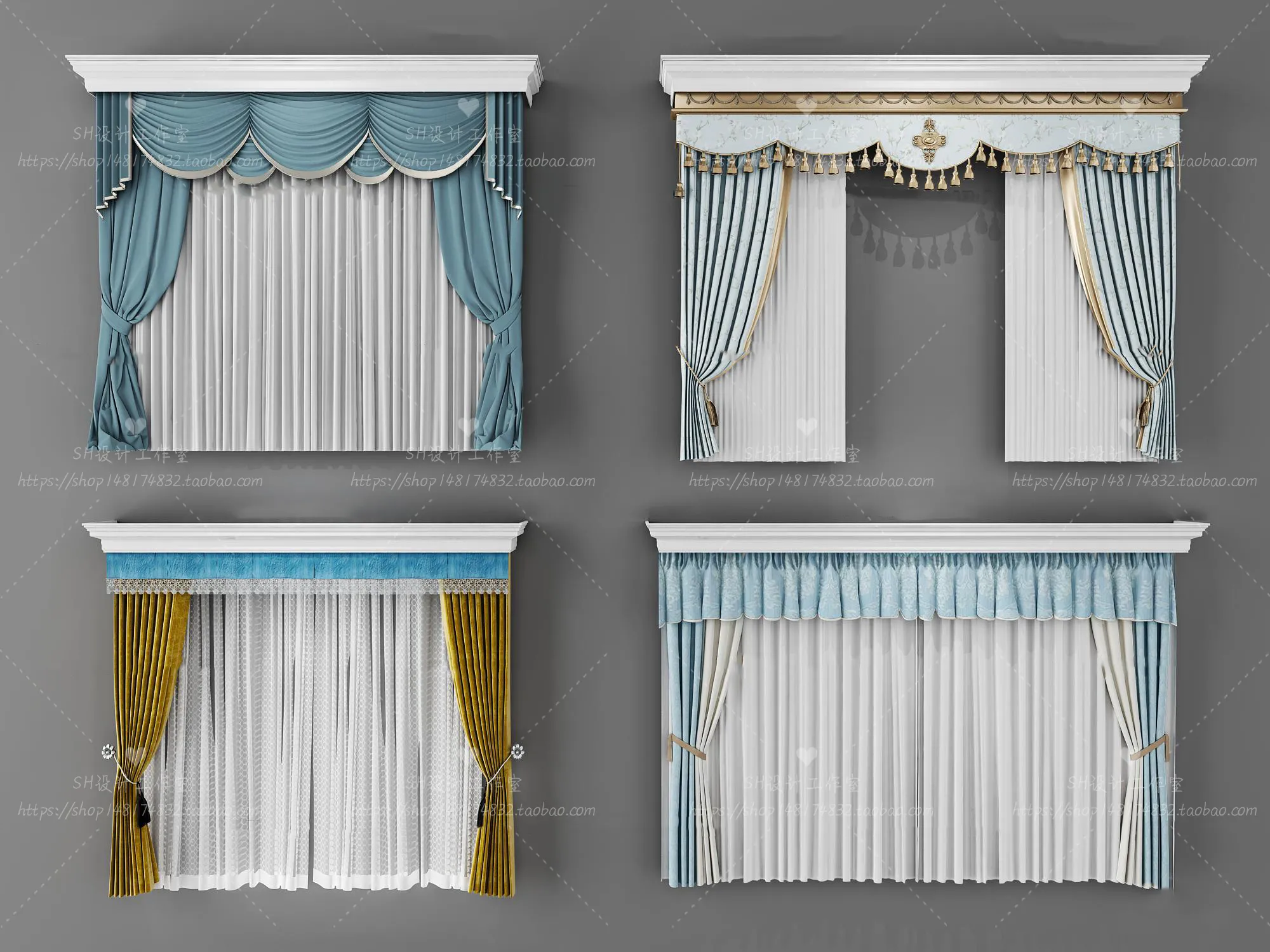 Curtains – 3Ds Models – 0131