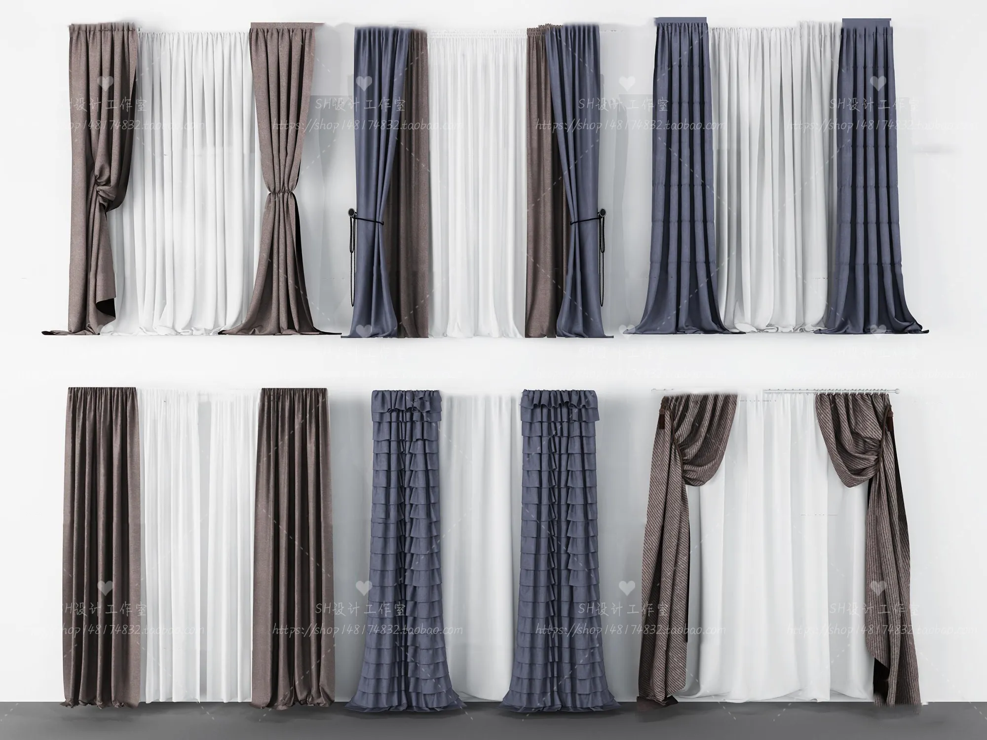 Curtains – 3Ds Models – 0137
