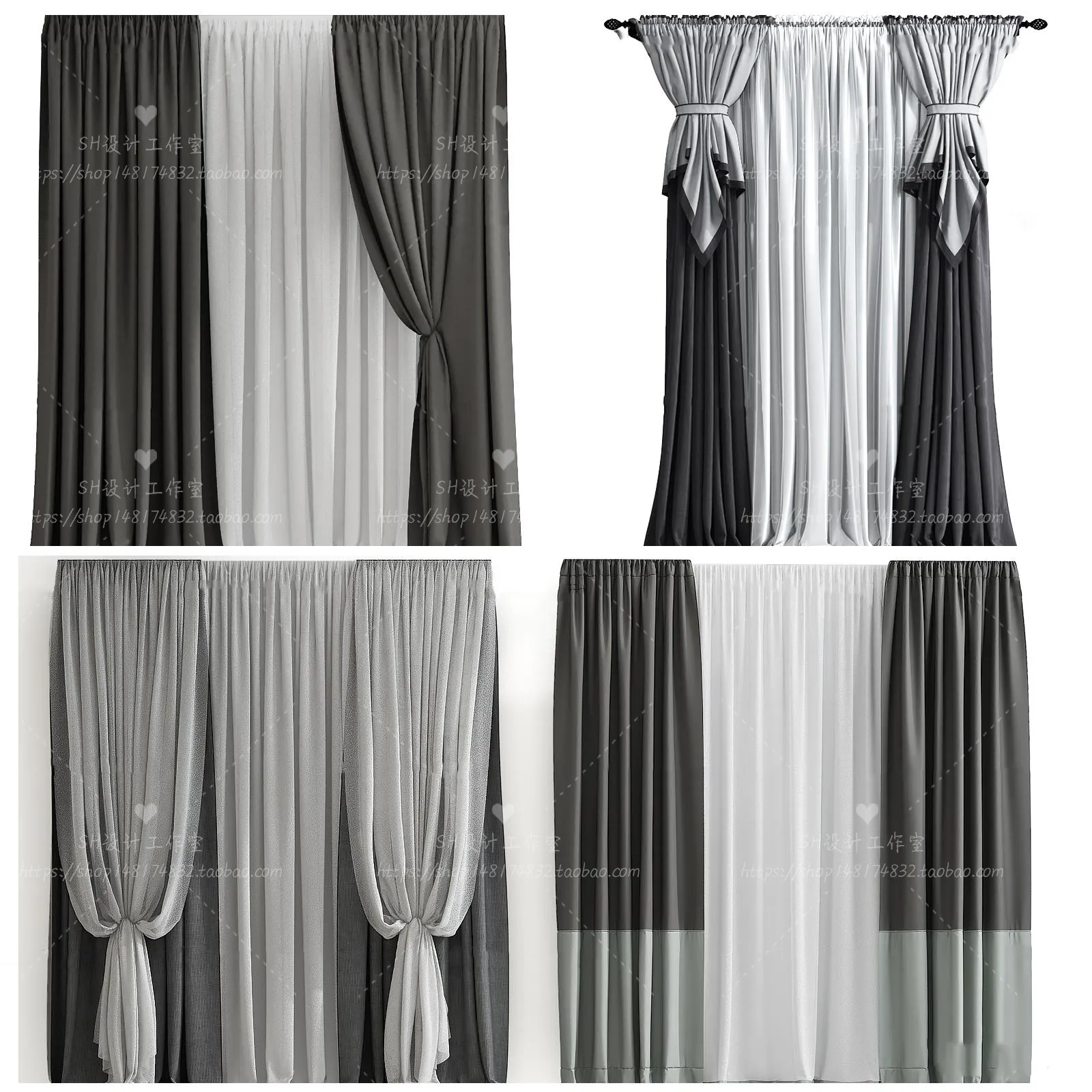 Curtains – 3Ds Models – 0139