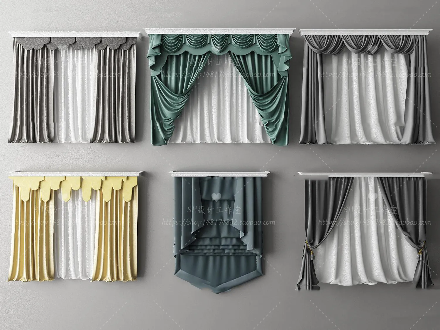 Curtains – 3Ds Models – 0141