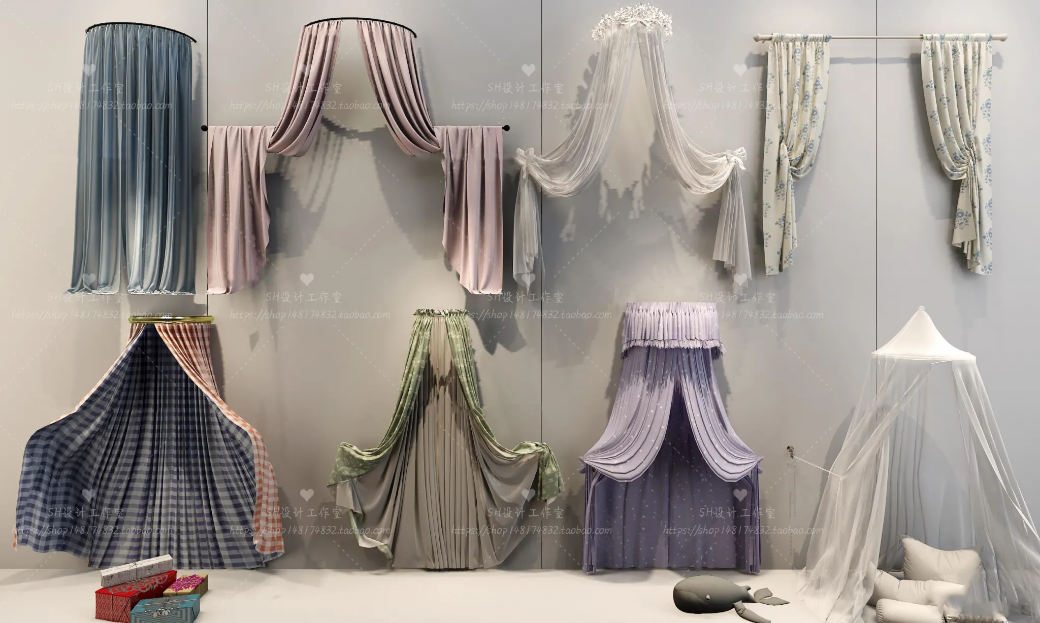 Curtains – 3Ds Models – 0142