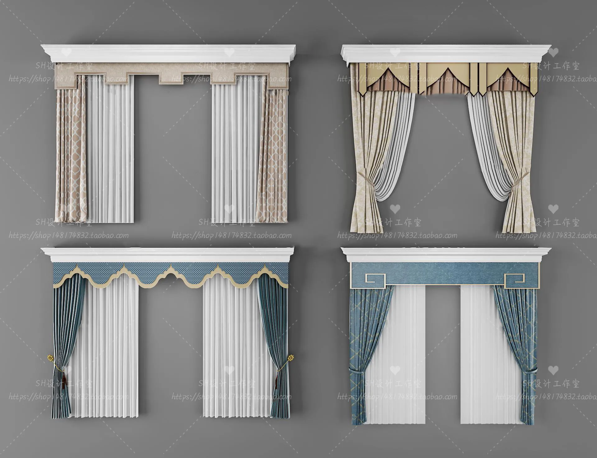 Curtains – 3Ds Models – 0143