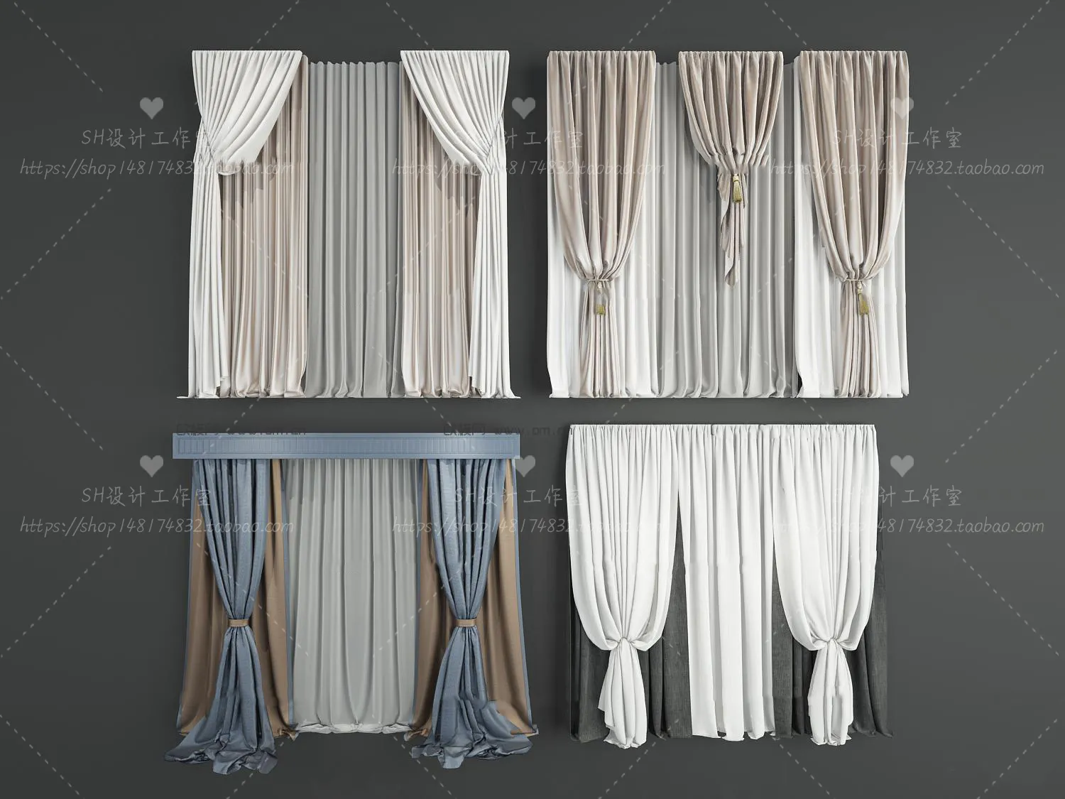 Curtains – 3Ds Models – 0145