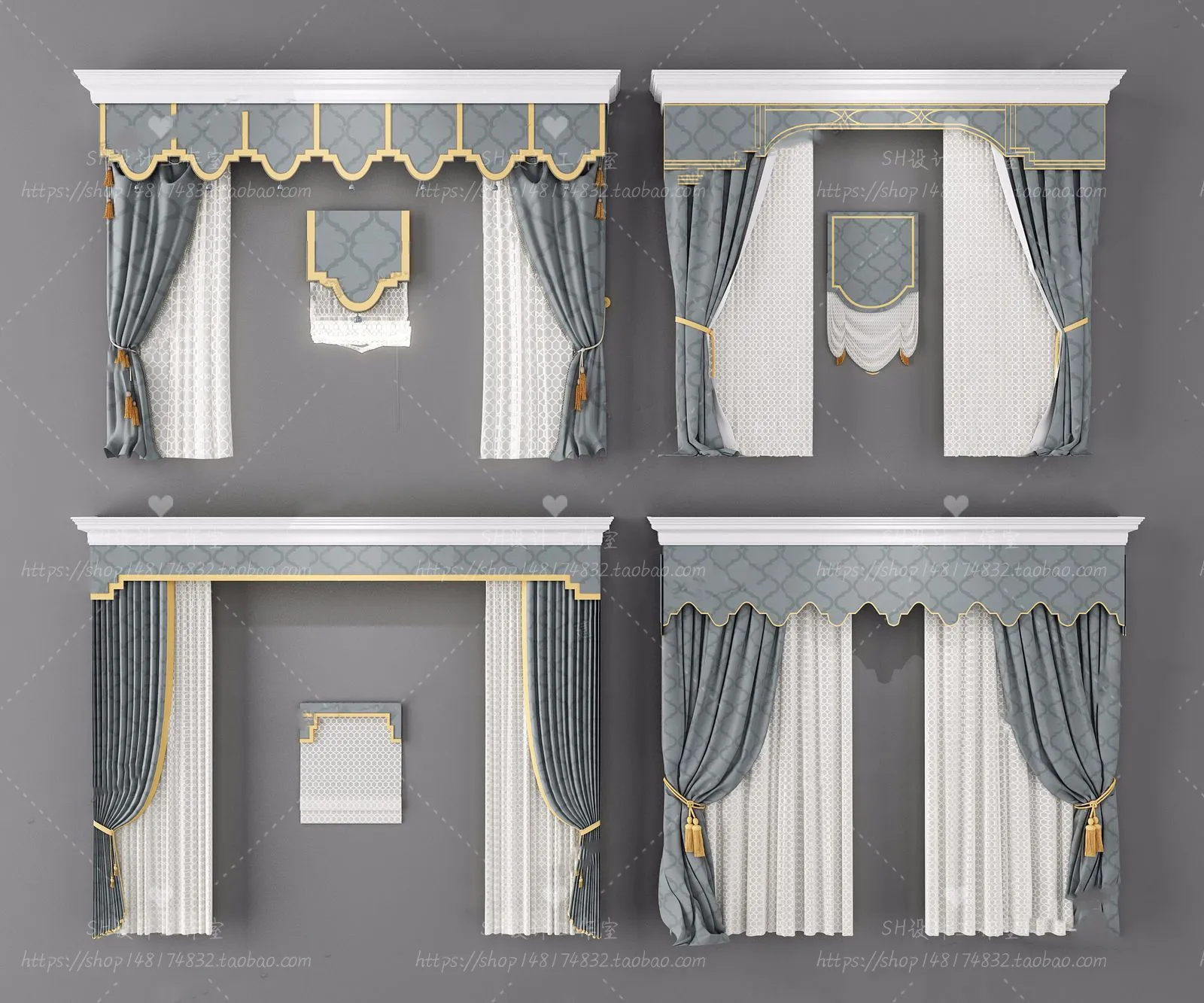 Curtains – 3Ds Models – 0148