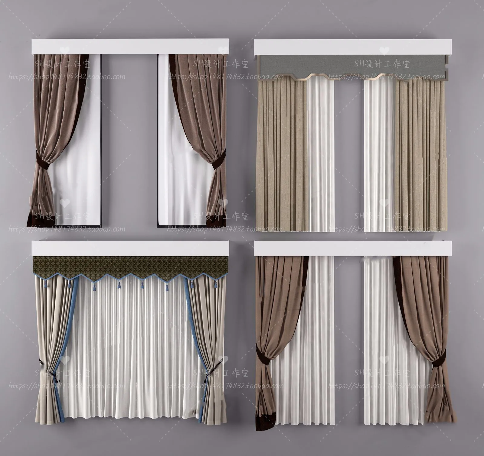 Curtains – 3Ds Models – 0149