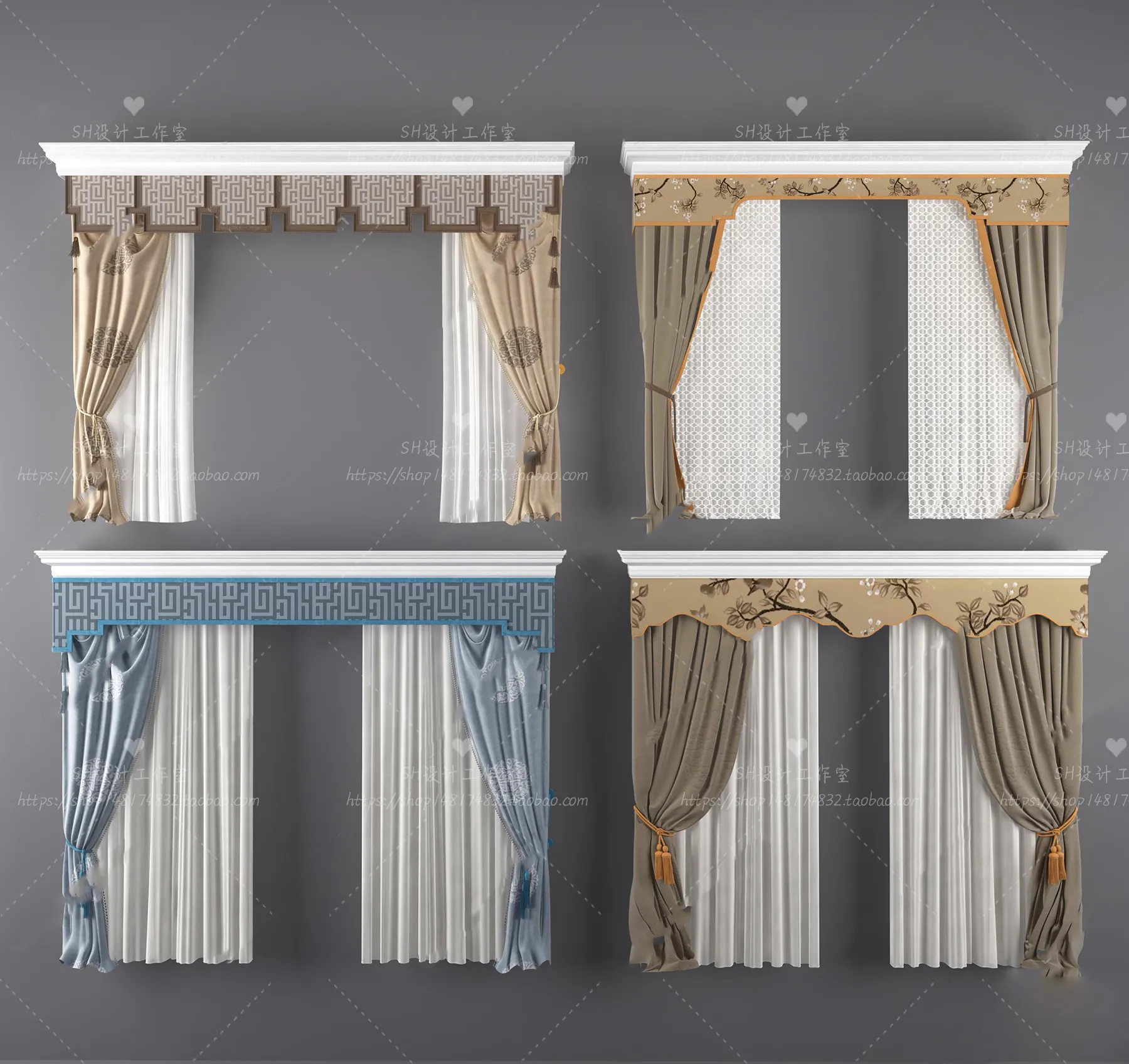 Curtains – 3Ds Models – 0150