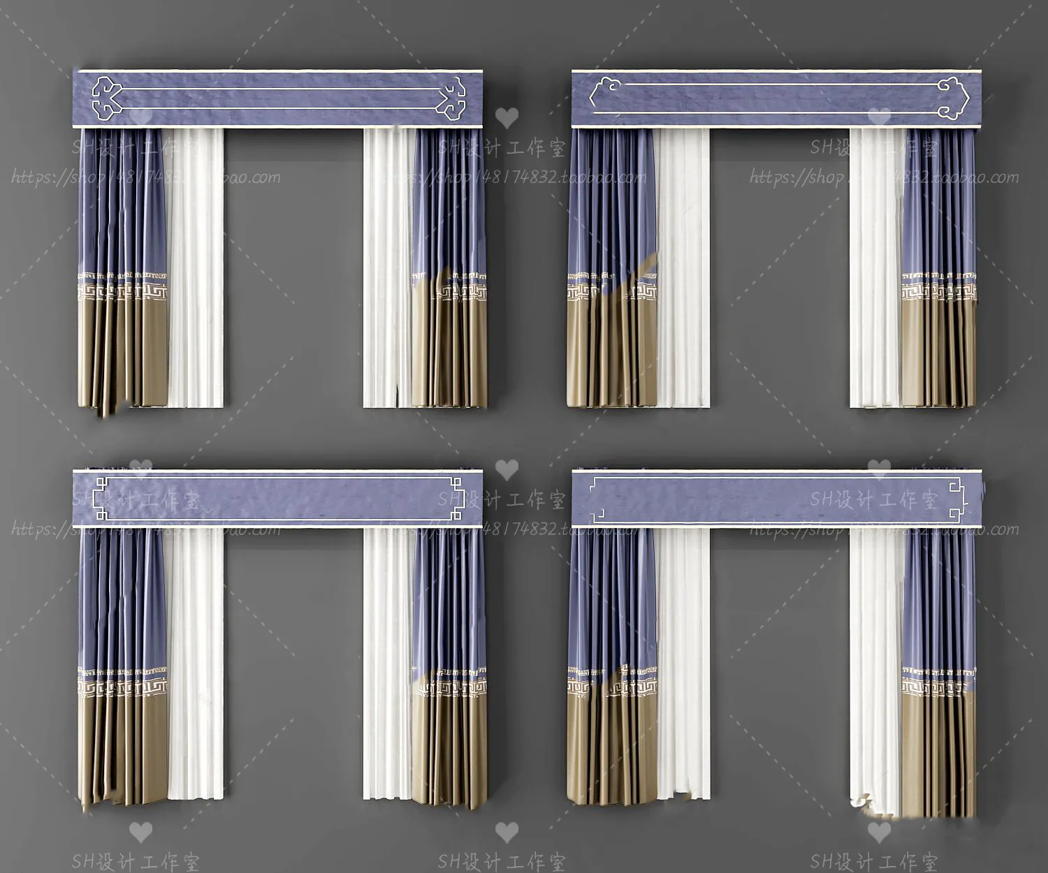 Curtains – 3Ds Models – 0151