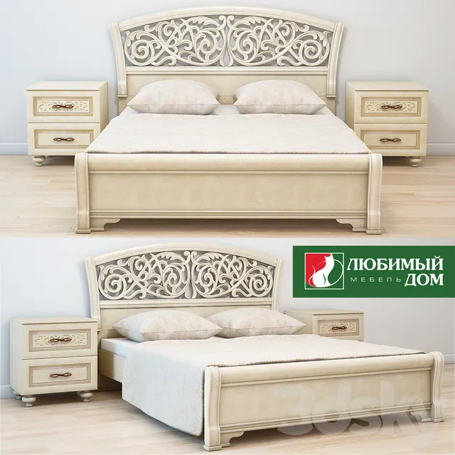 Furniture – Bed 3D Models – 0759