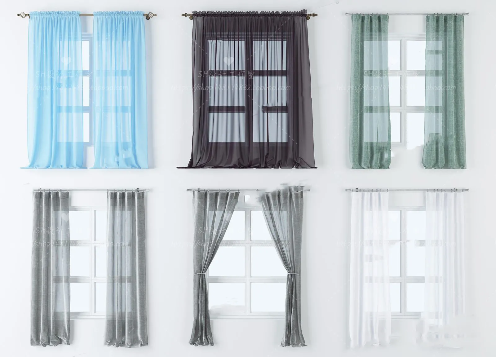 Curtains – 3Ds Models – 0152
