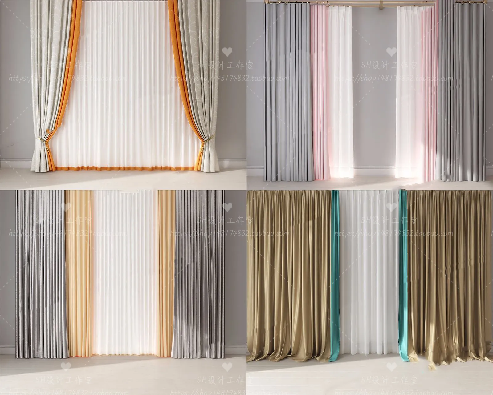 Curtains – 3Ds Models – 0155