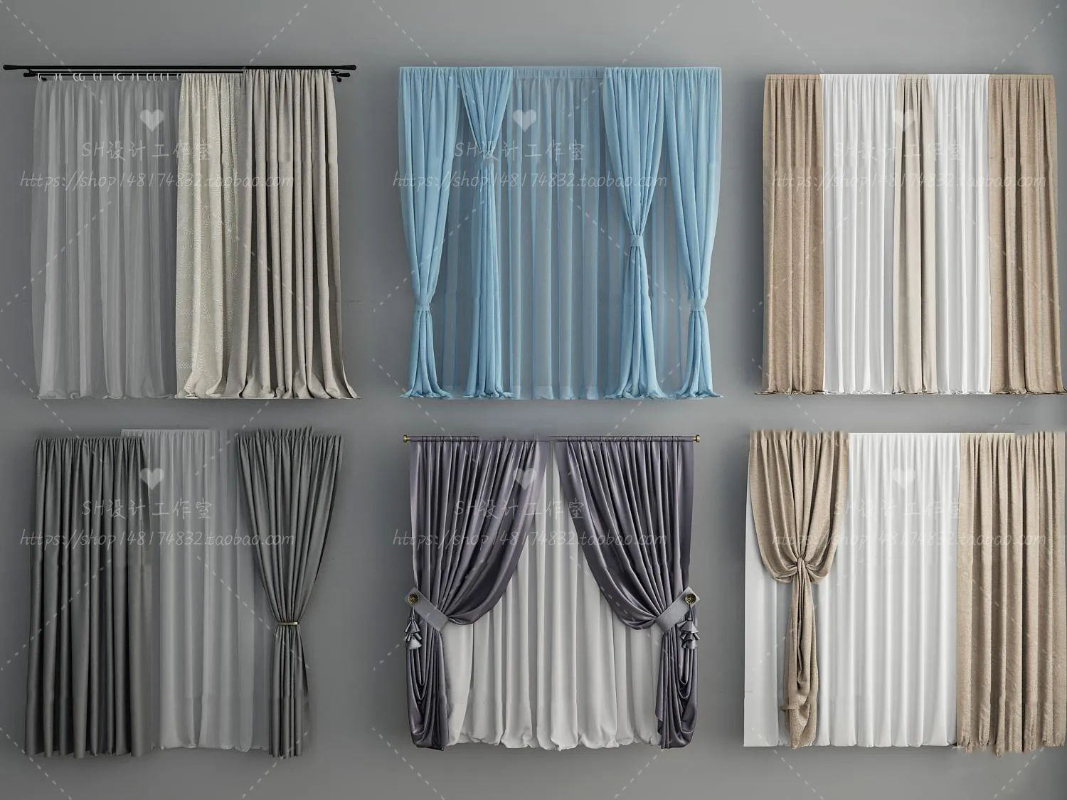 Curtains – 3Ds Models – 0156