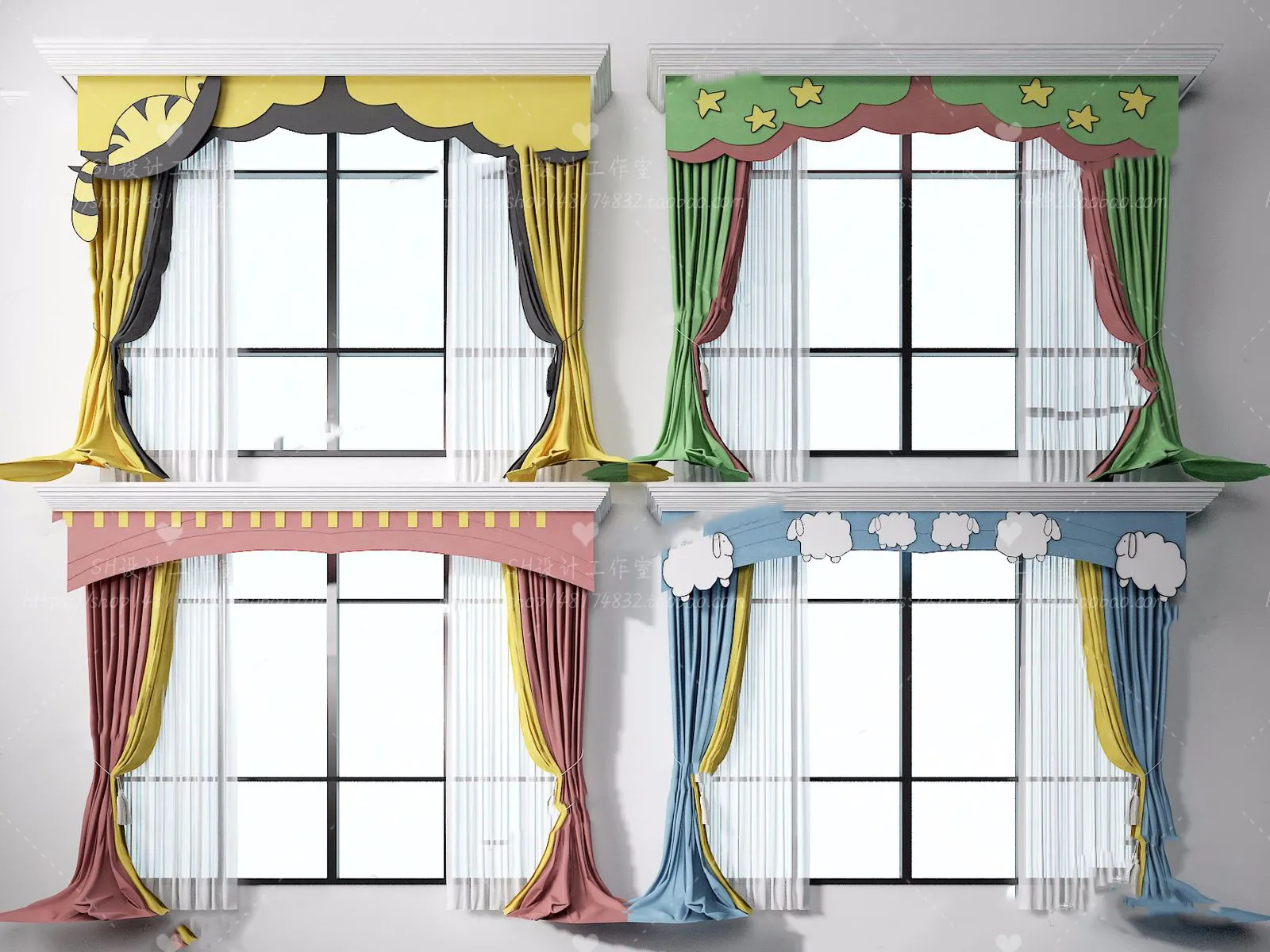 Curtains – 3Ds Models – 0157