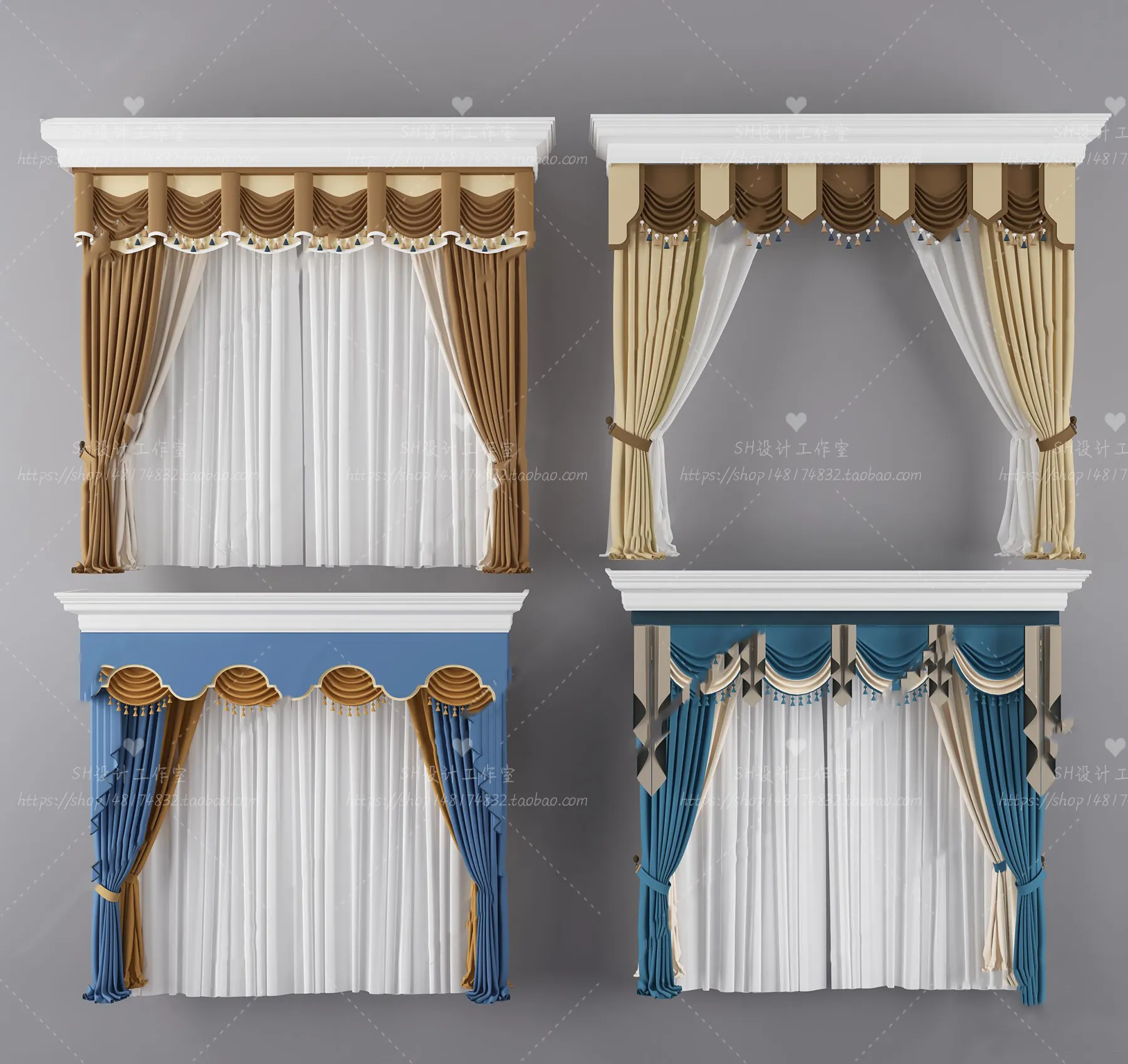 Curtains – 3Ds Models – 0160