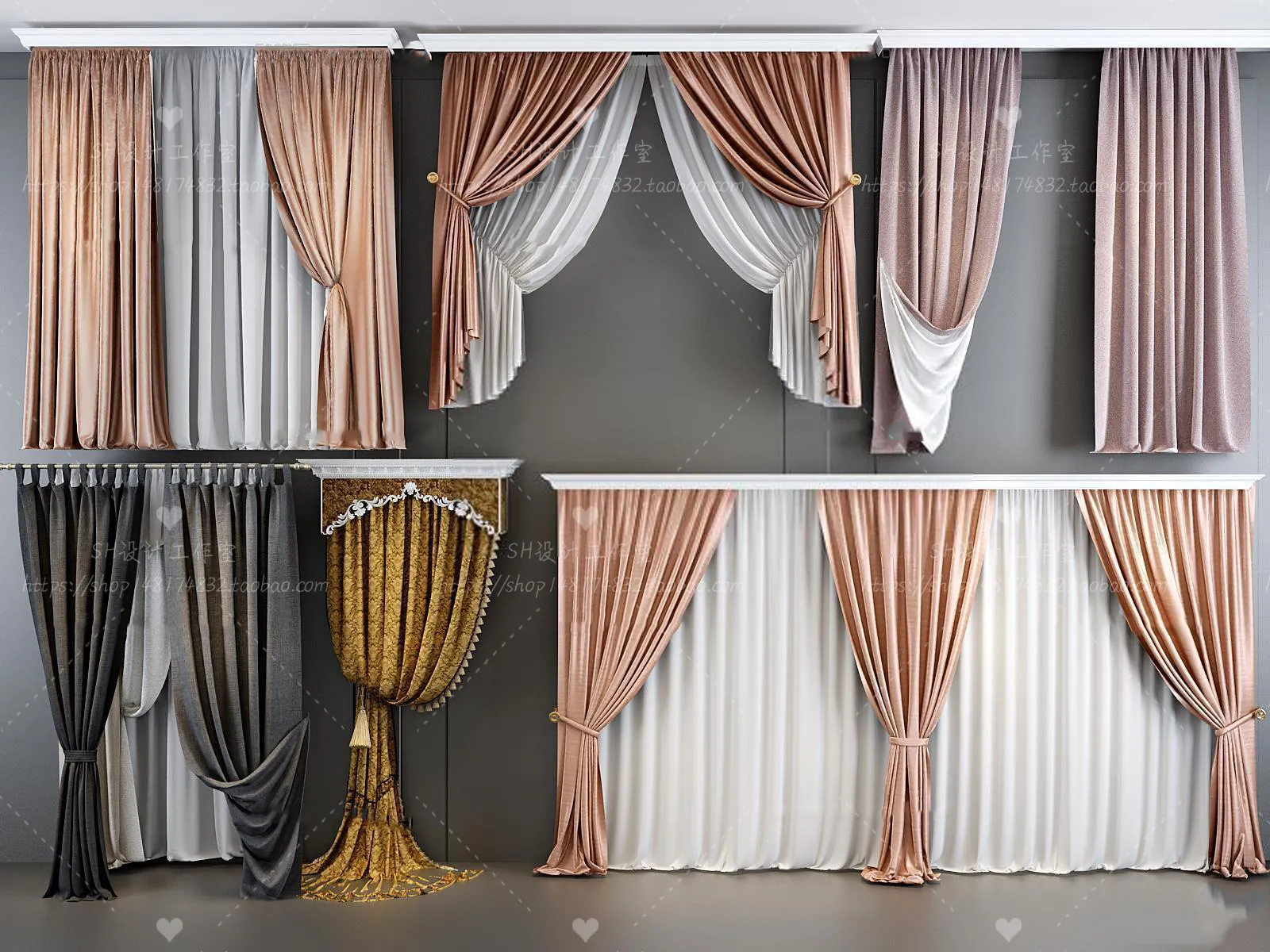 Curtains – 3Ds Models – 0161