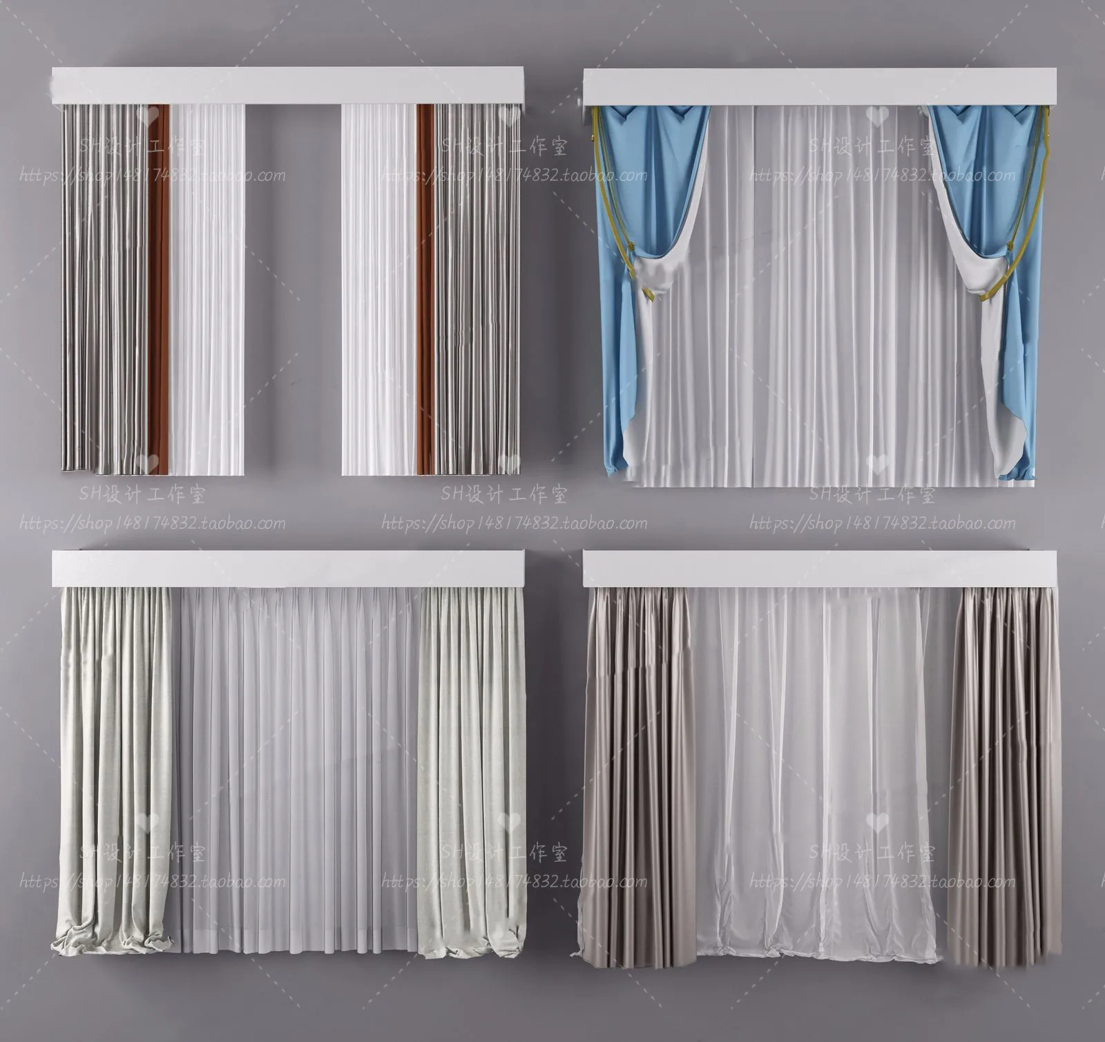 Curtains – 3Ds Models – 0162
