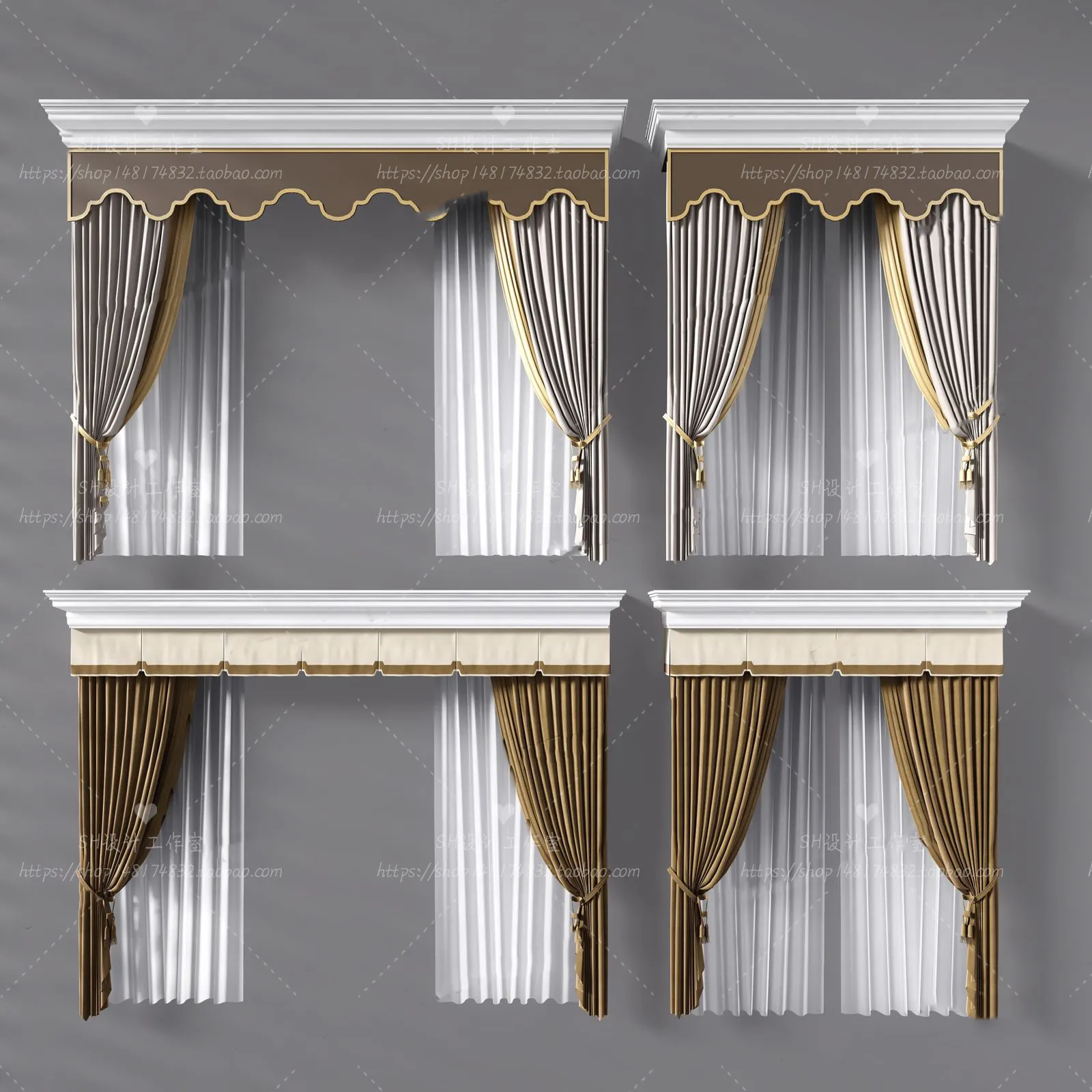 Curtains – 3Ds Models – 0164
