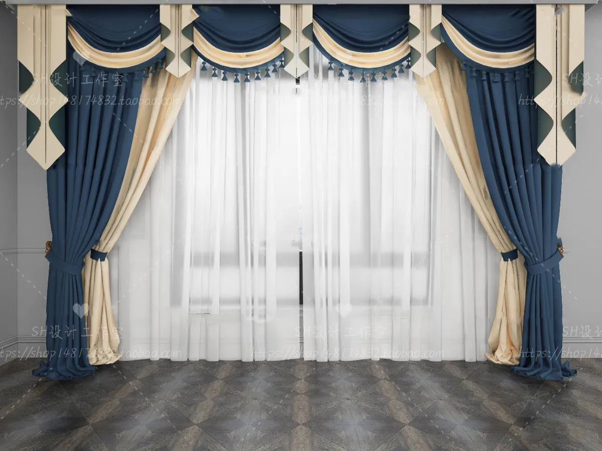 Curtains – 3Ds Models – 0171