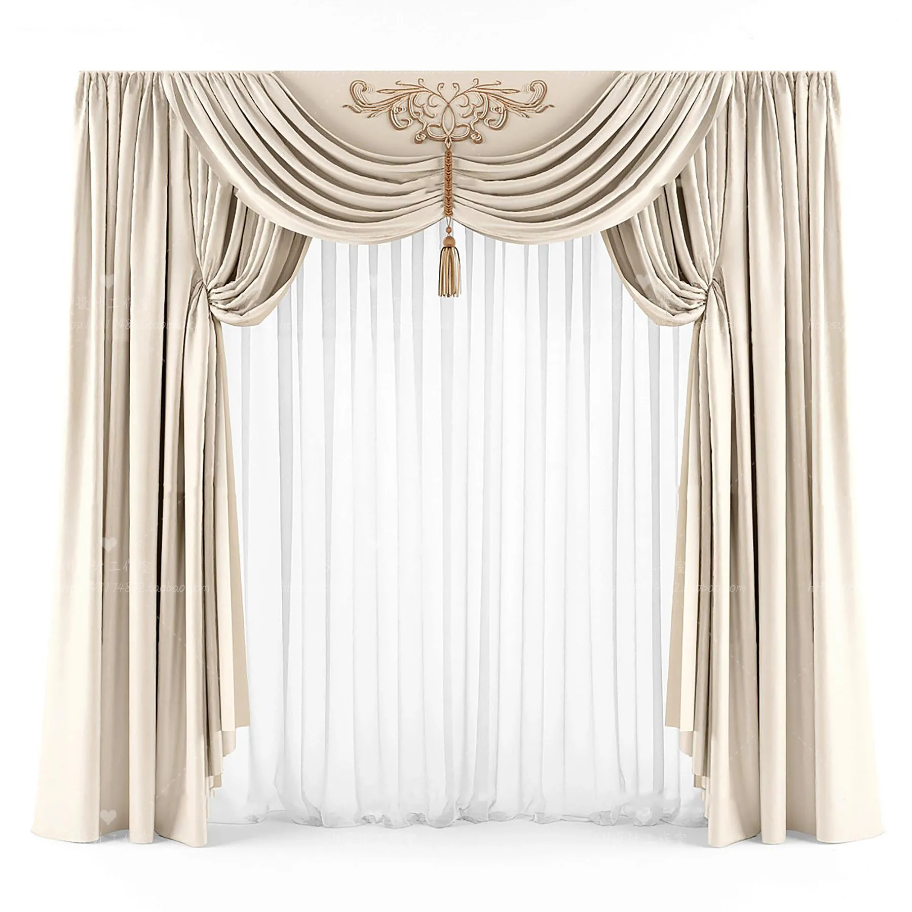 Curtains – 3Ds Models – 0175