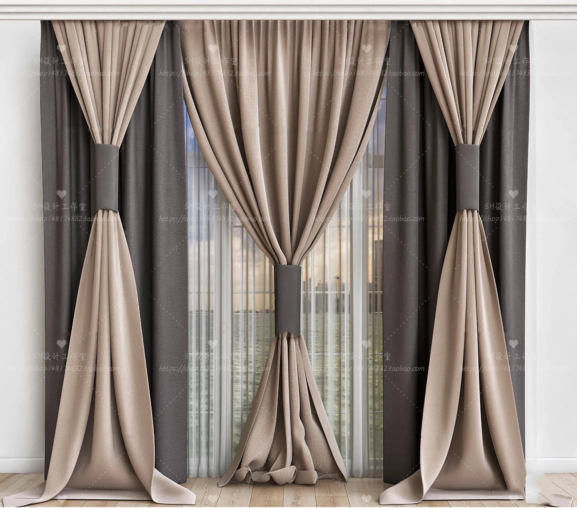 Curtains – 3Ds Models – 0176