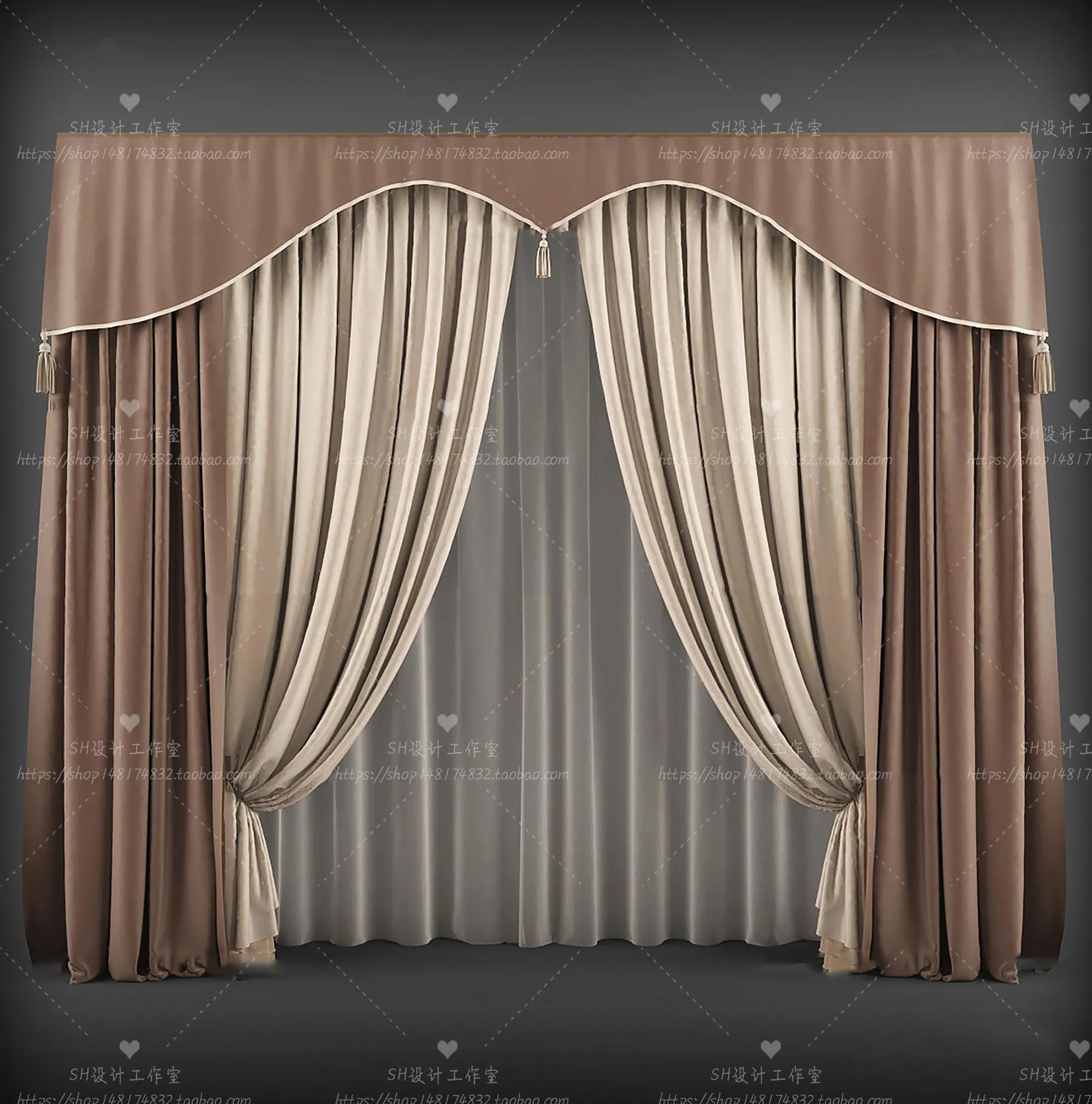 Curtains – 3Ds Models – 0181