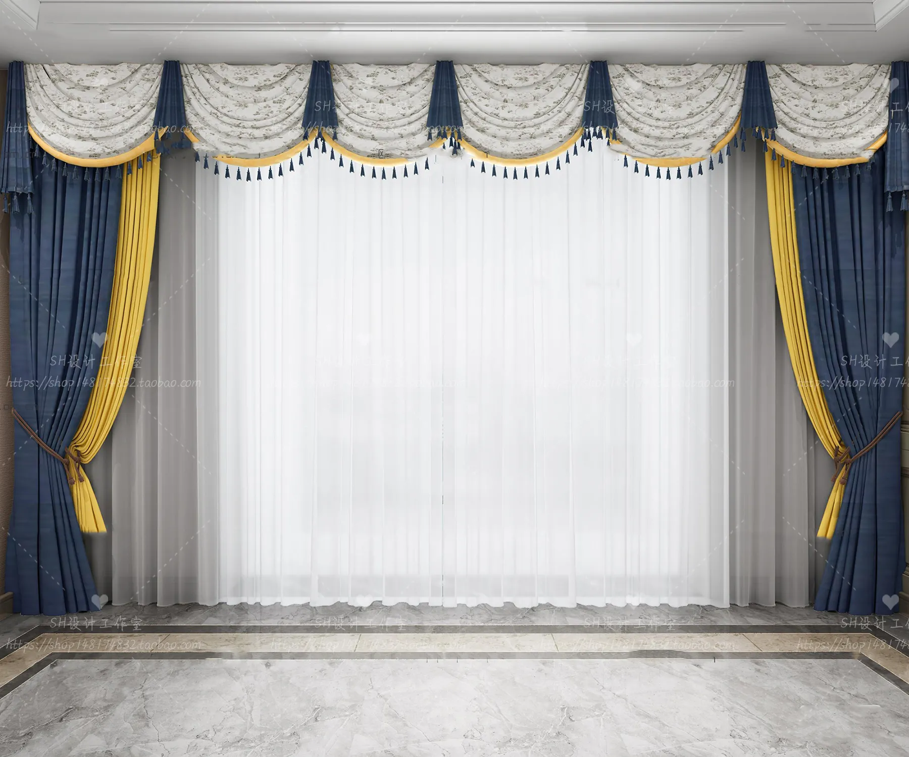 Curtains – 3Ds Models – 0187