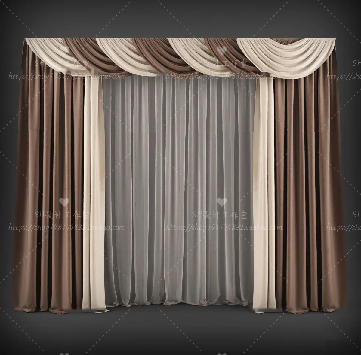 Curtains – 3Ds Models – 0191