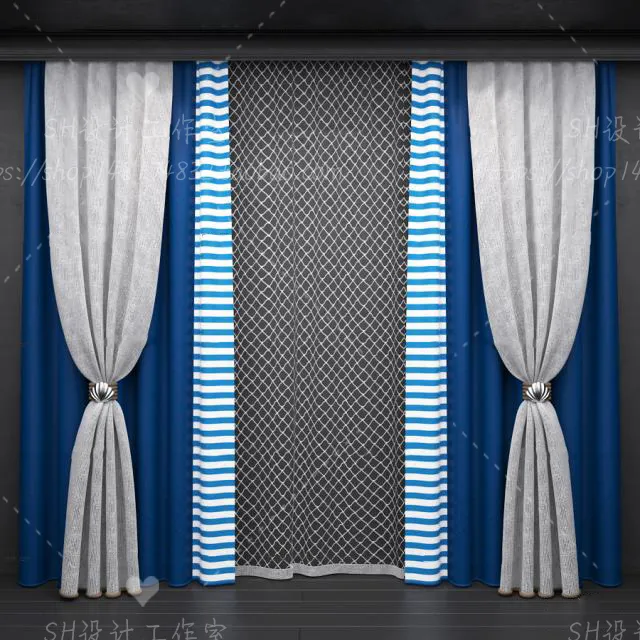 Curtains – 3Ds Models – 0197