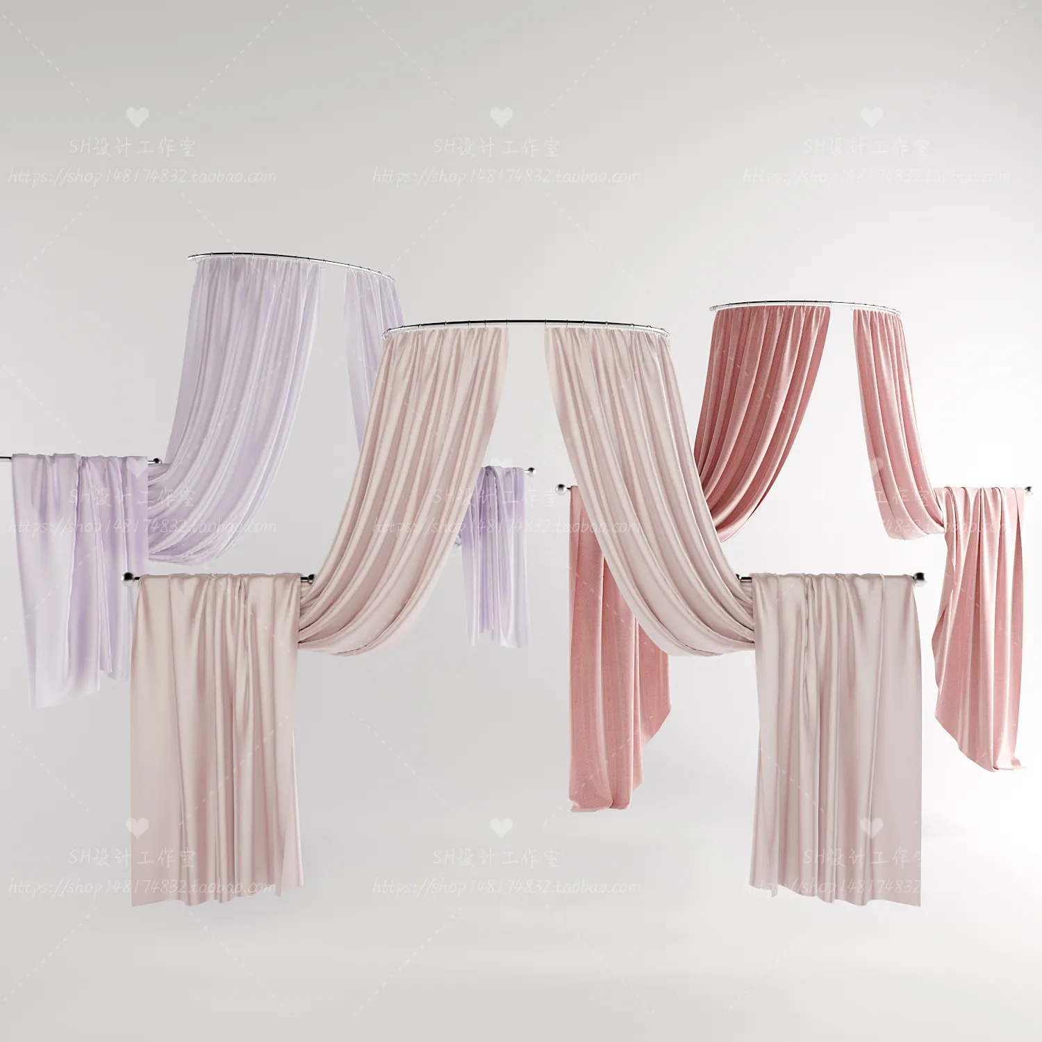 Curtains – 3Ds Models – 0199