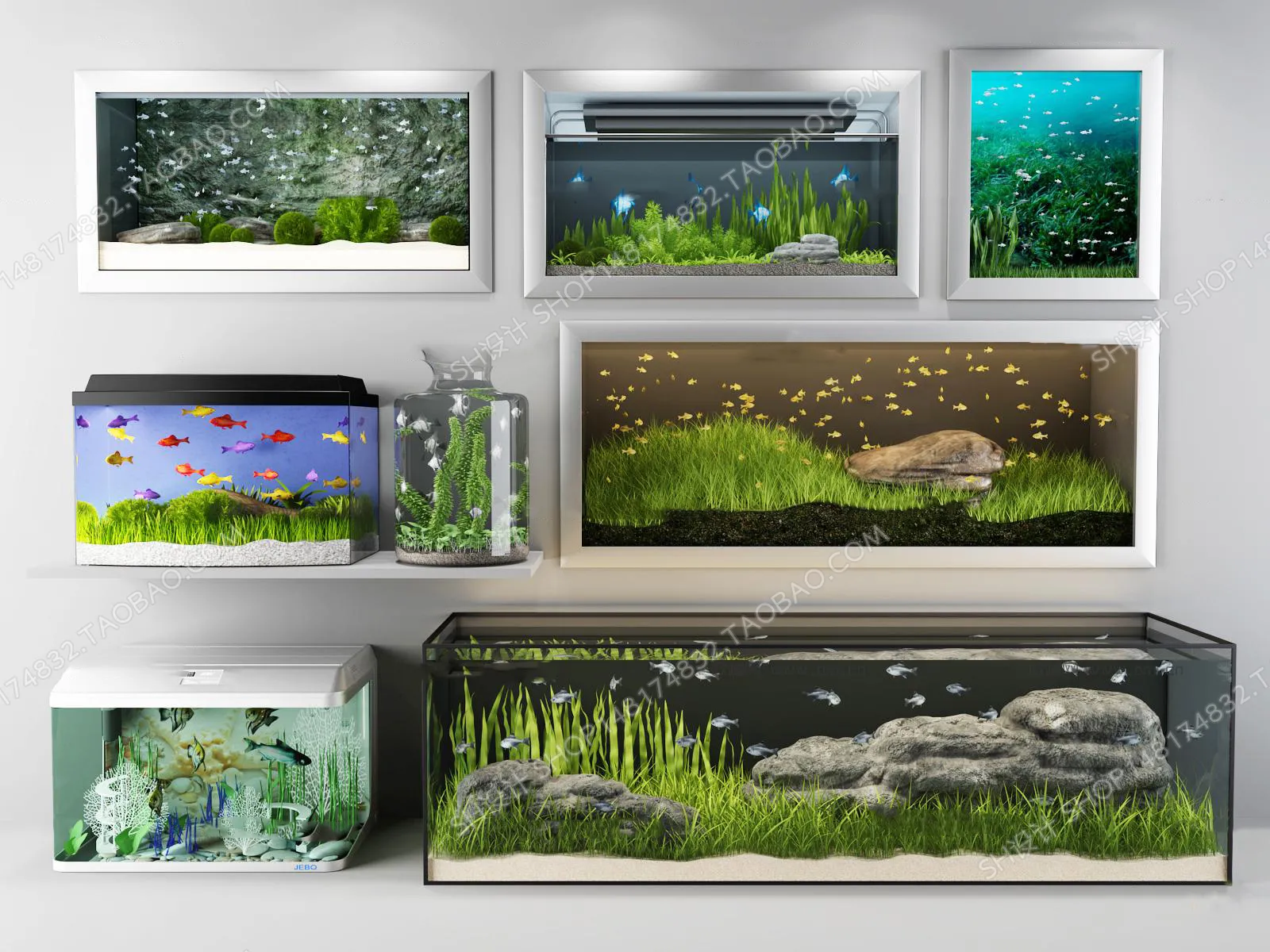 Aquarium Fish – 3Dsmax Models – 0004