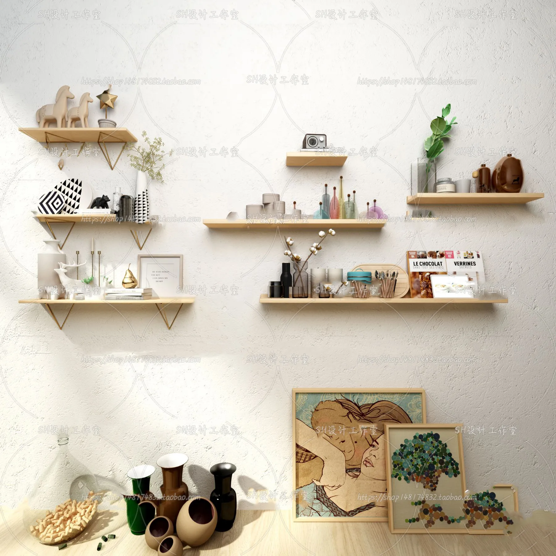 Wall Cabinets – 3D Models – 0006