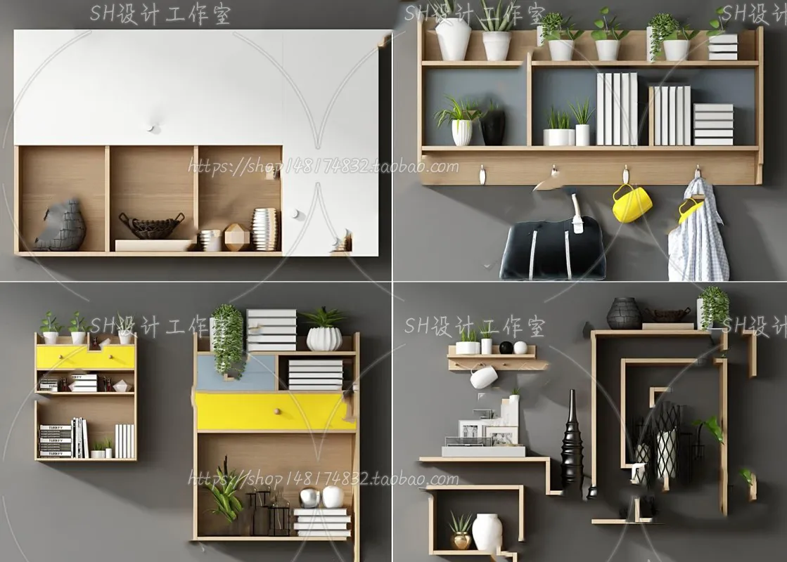 Wall Cabinets – 3D Models – 0008